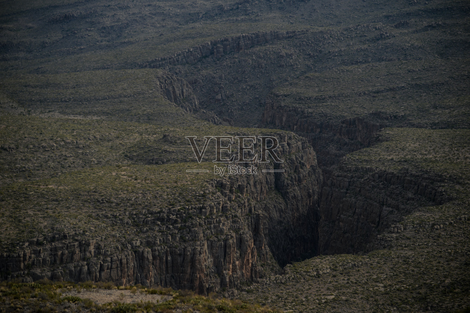 佩吉峡谷从墨西哥奇瓦瓦沙漠，2小时车程的城市照片摄影图片