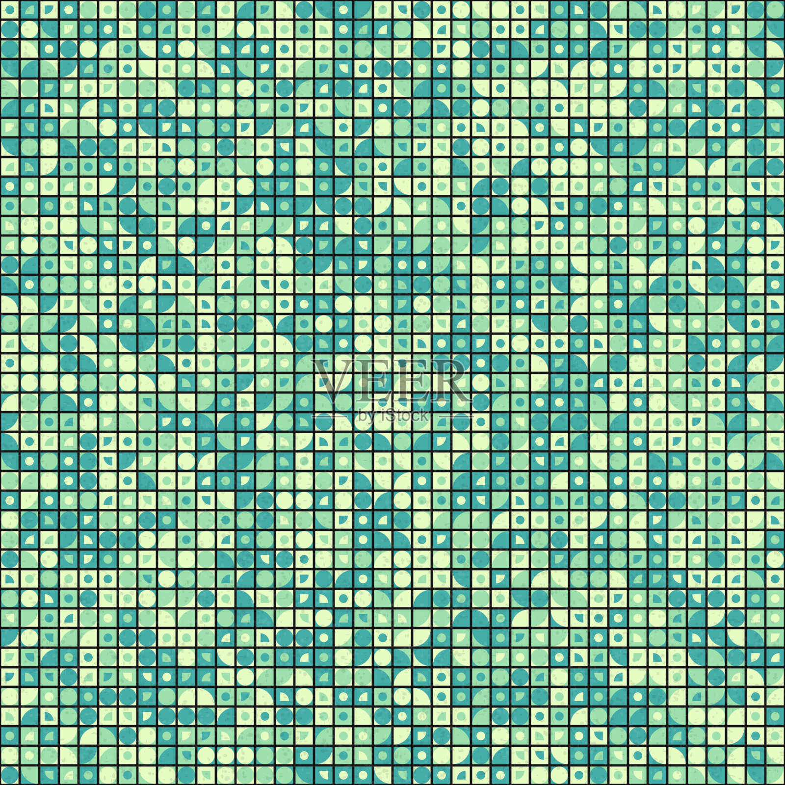 抽象几何图案生成计算艺术插图插画图片素材