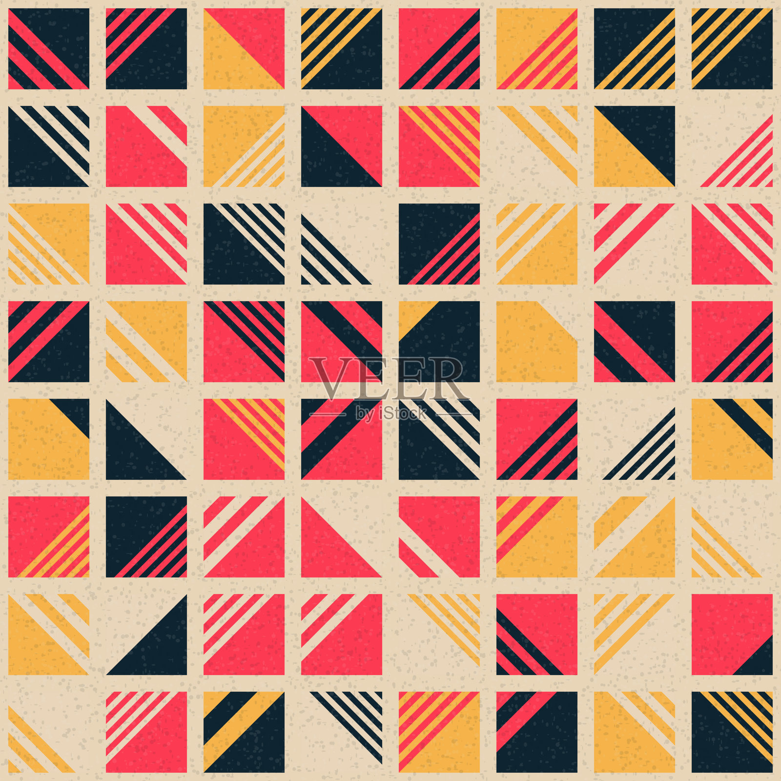 抽象几何图形生成计算艺术插图插画图片素材