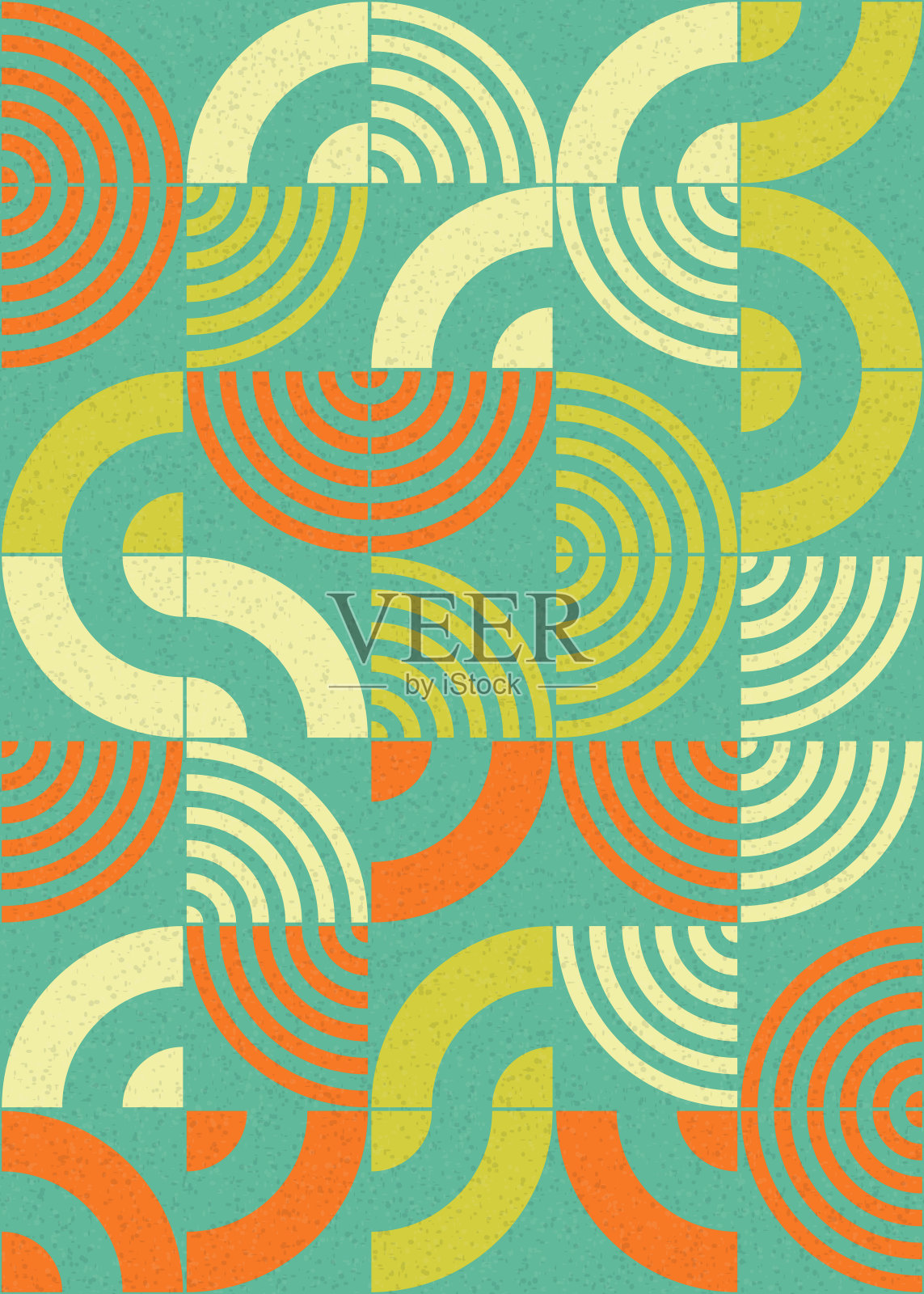 抽象几何图案生成计算艺术插图插画图片素材