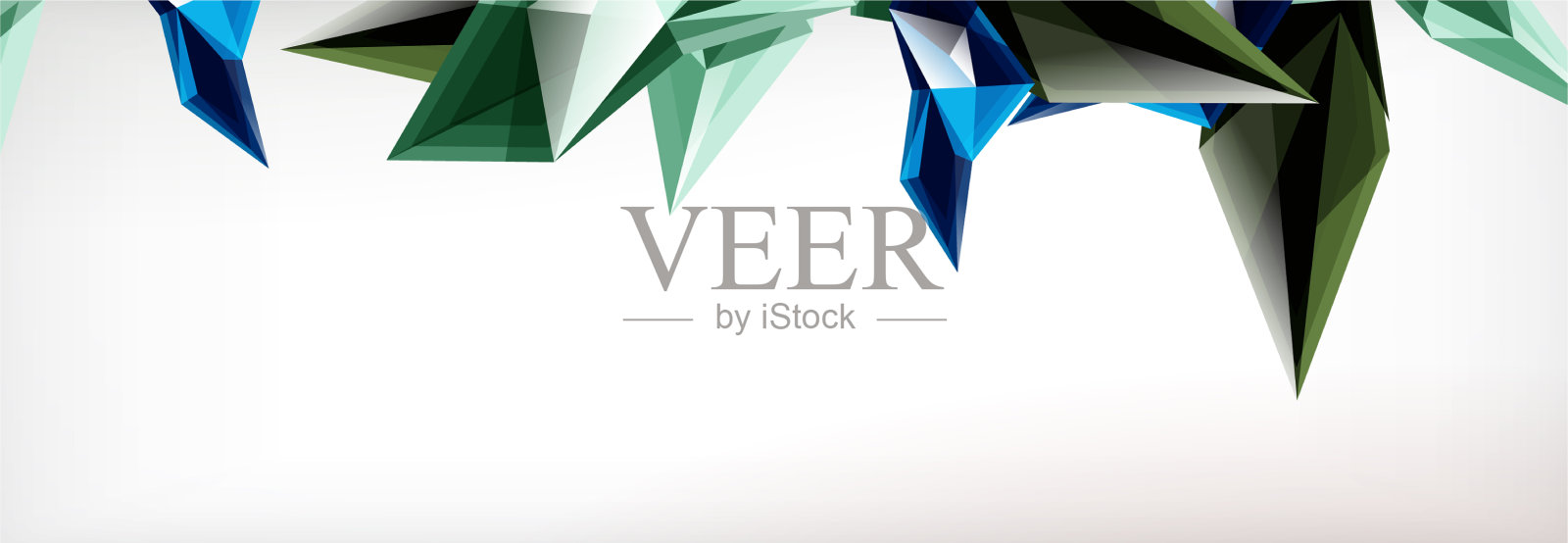 三维三角形和金字塔抽象插画图片素材