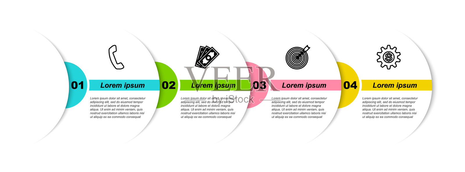 设线电话听筒叠纸钱插画图片素材