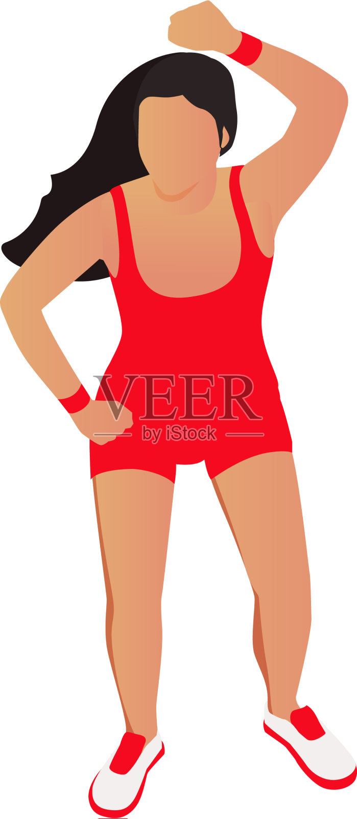 黑人女性舞蹈创作设计元素图片