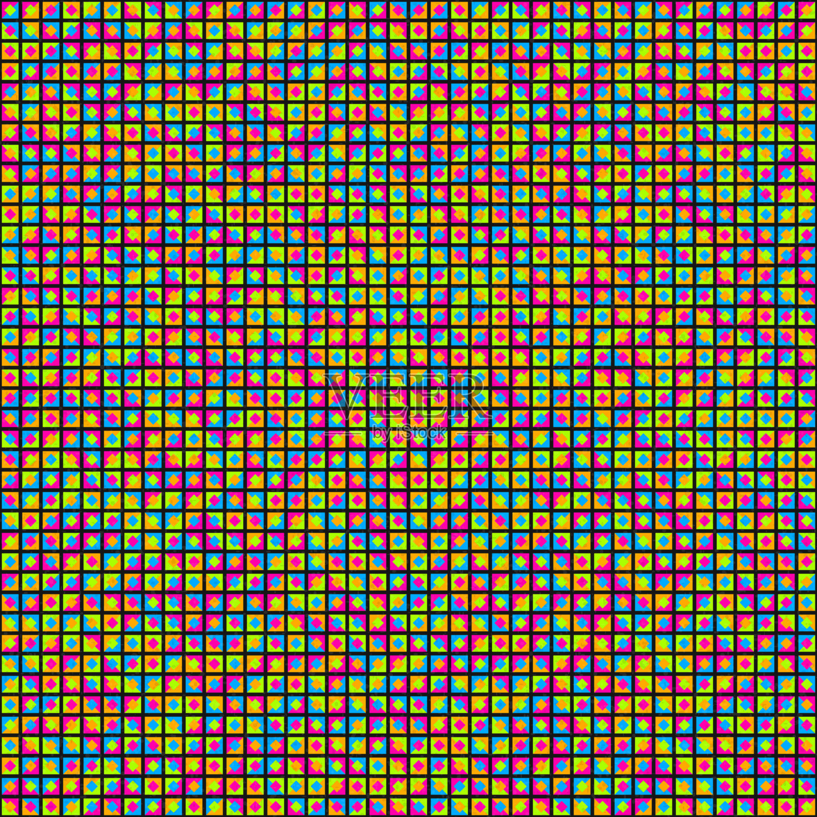 抽象几何图形生成计算艺术插图插画图片素材