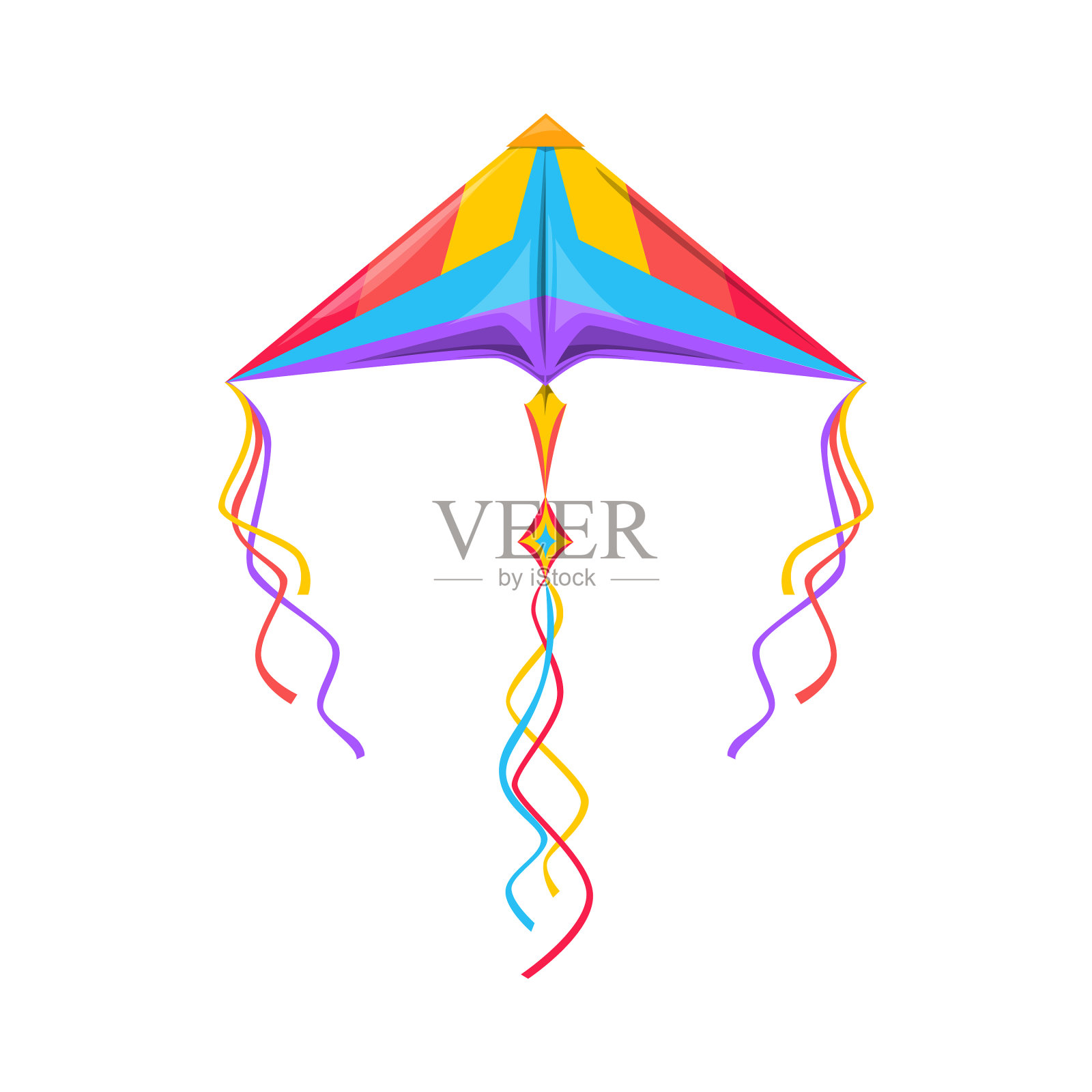 三角形风筝是北塔拉雅节日的象征设计元素图片