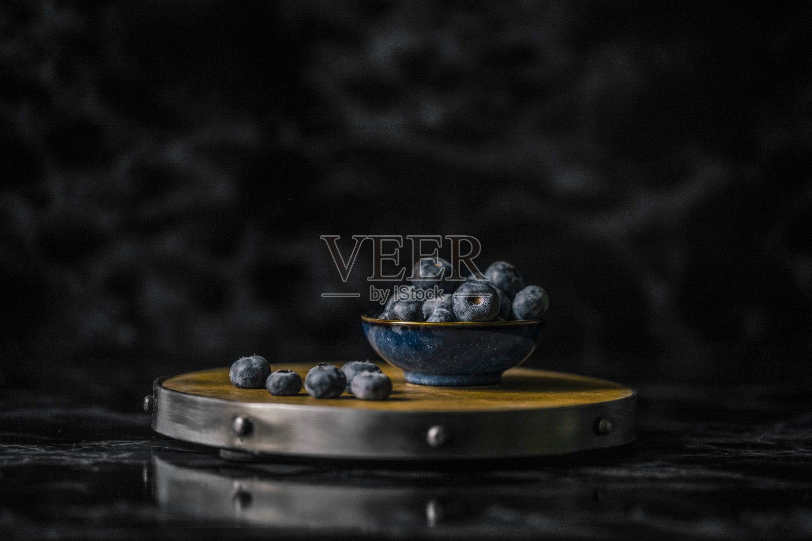 有蓝莓的静物照片摄影图片