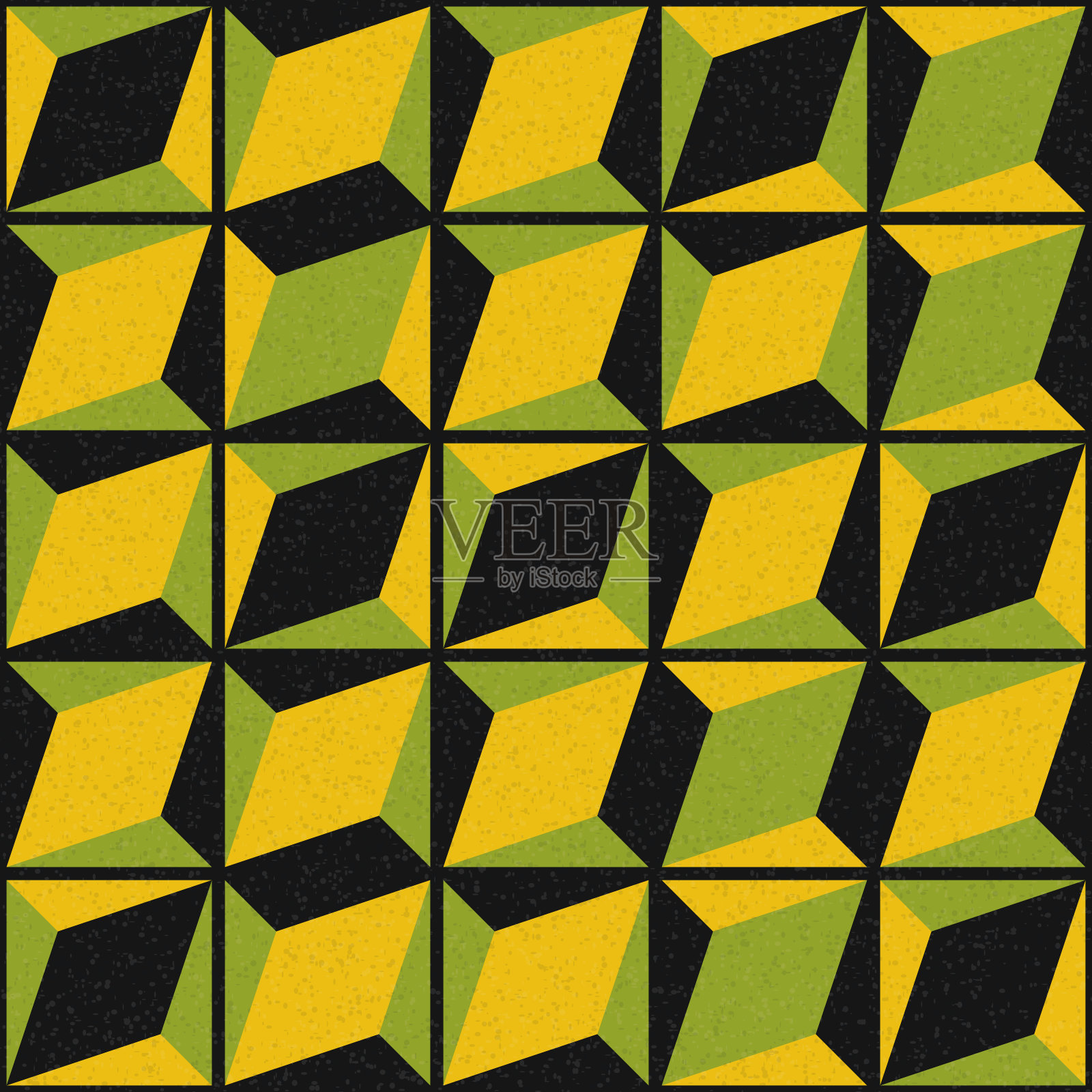 抽象几何图案生成计算艺术插图插画图片素材