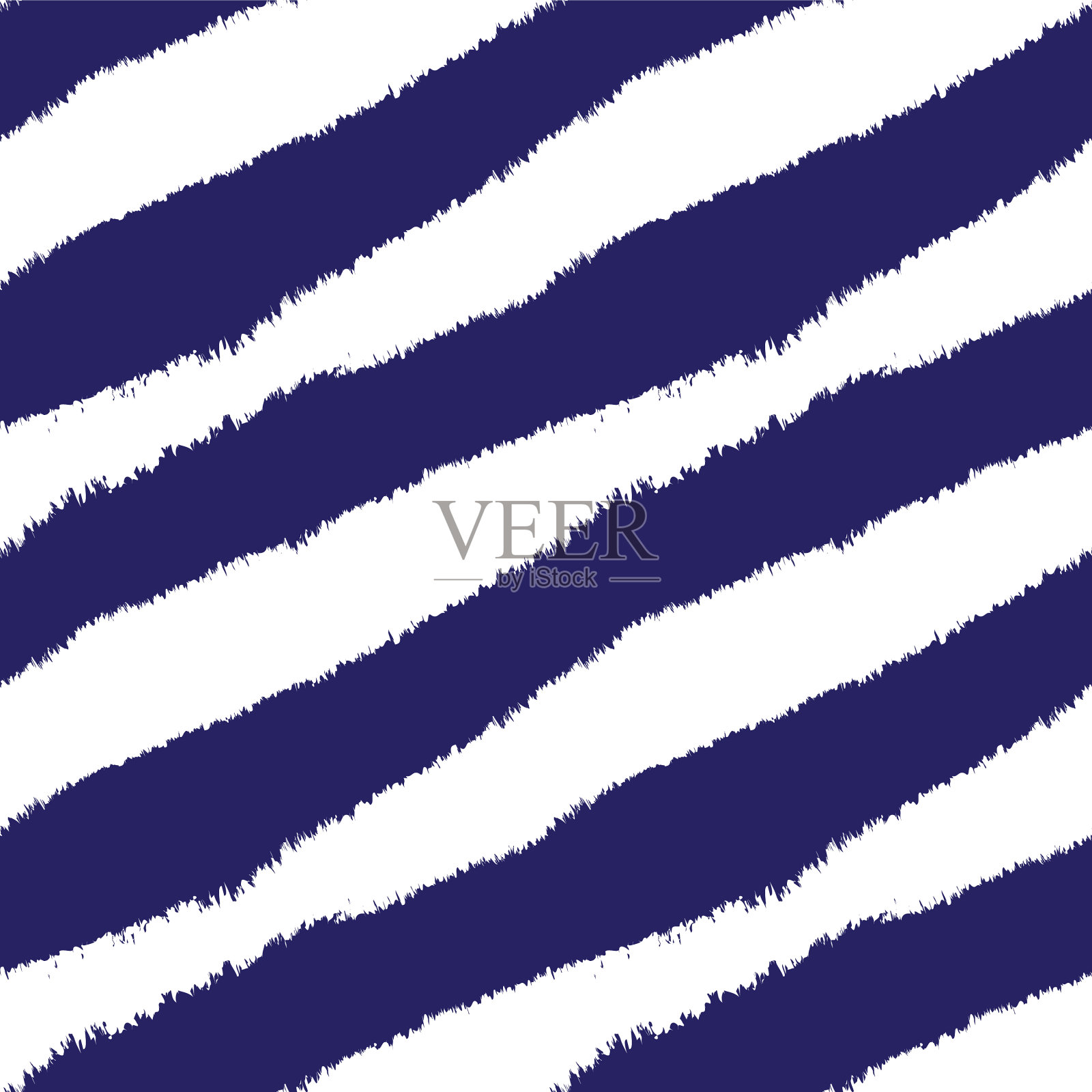 圣诞毛刷笔画无缝图案插画图片素材