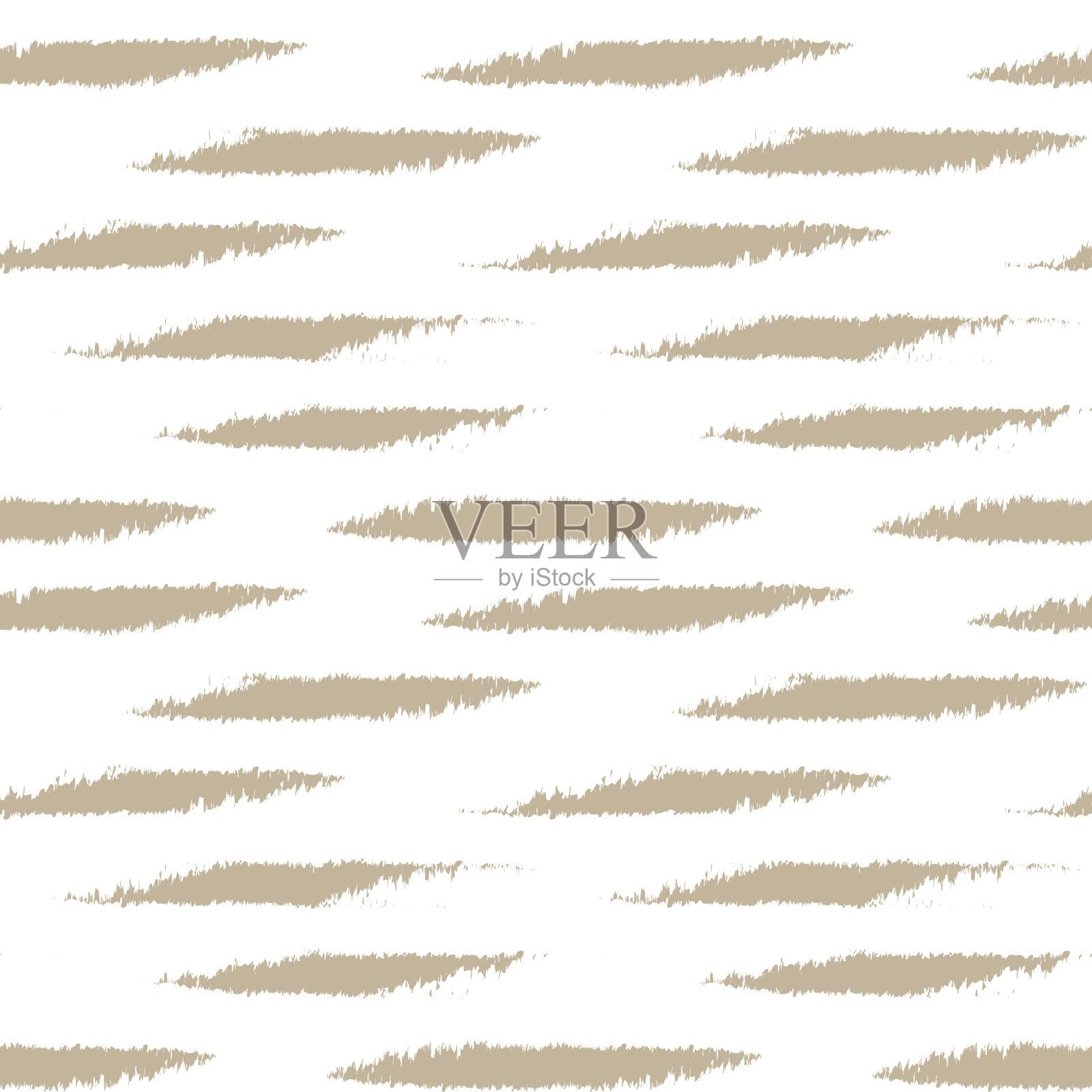 棕色笔触毛无缝图案插画图片素材