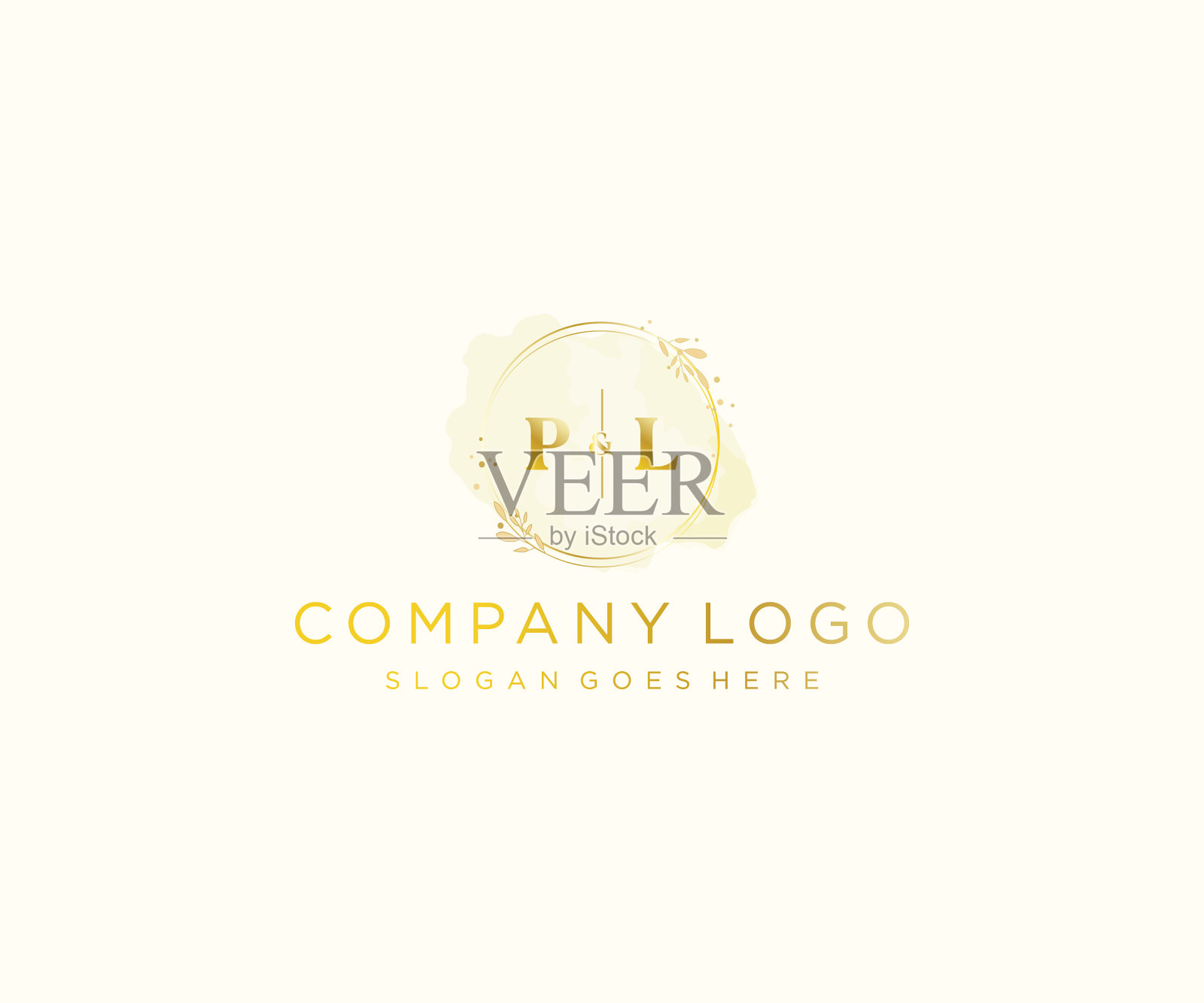 首pl字母彩色水彩飞溅插画图片素材