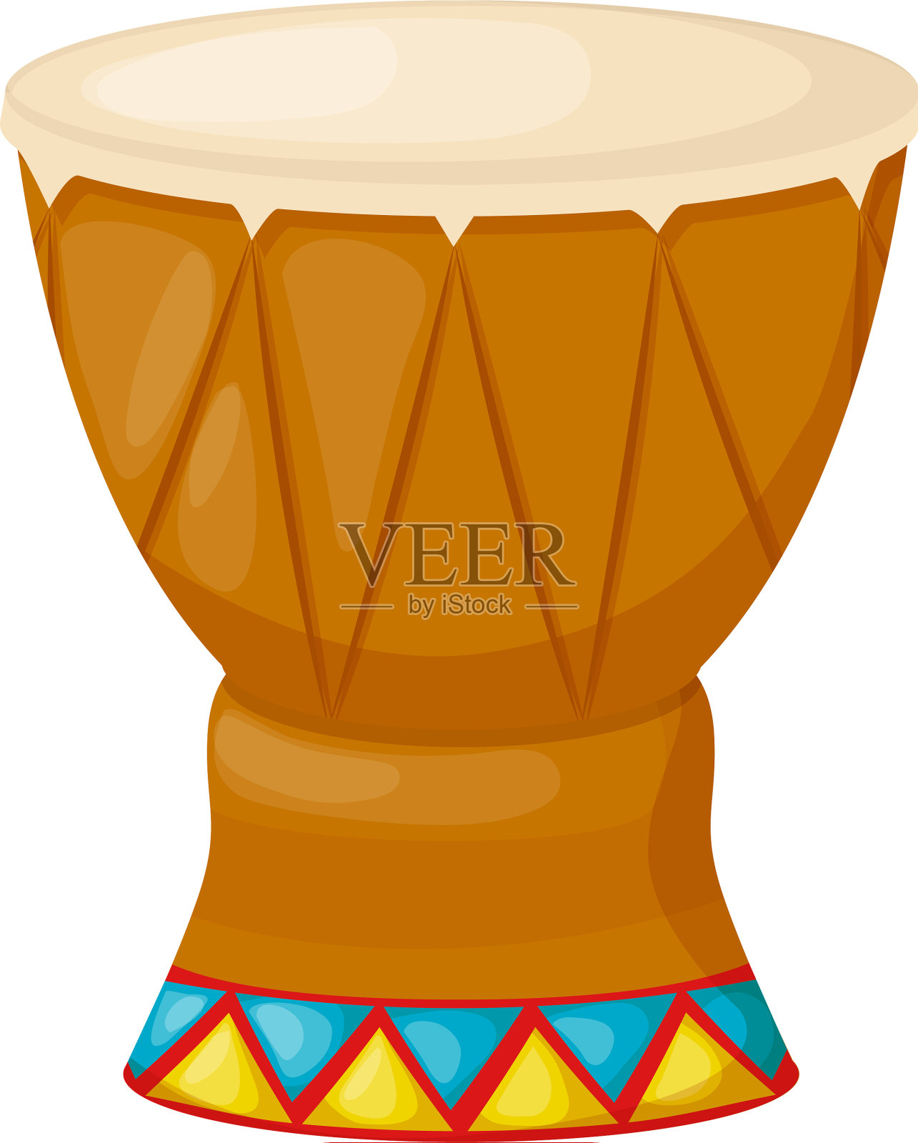 漂亮的木制打击乐器设计元素图片