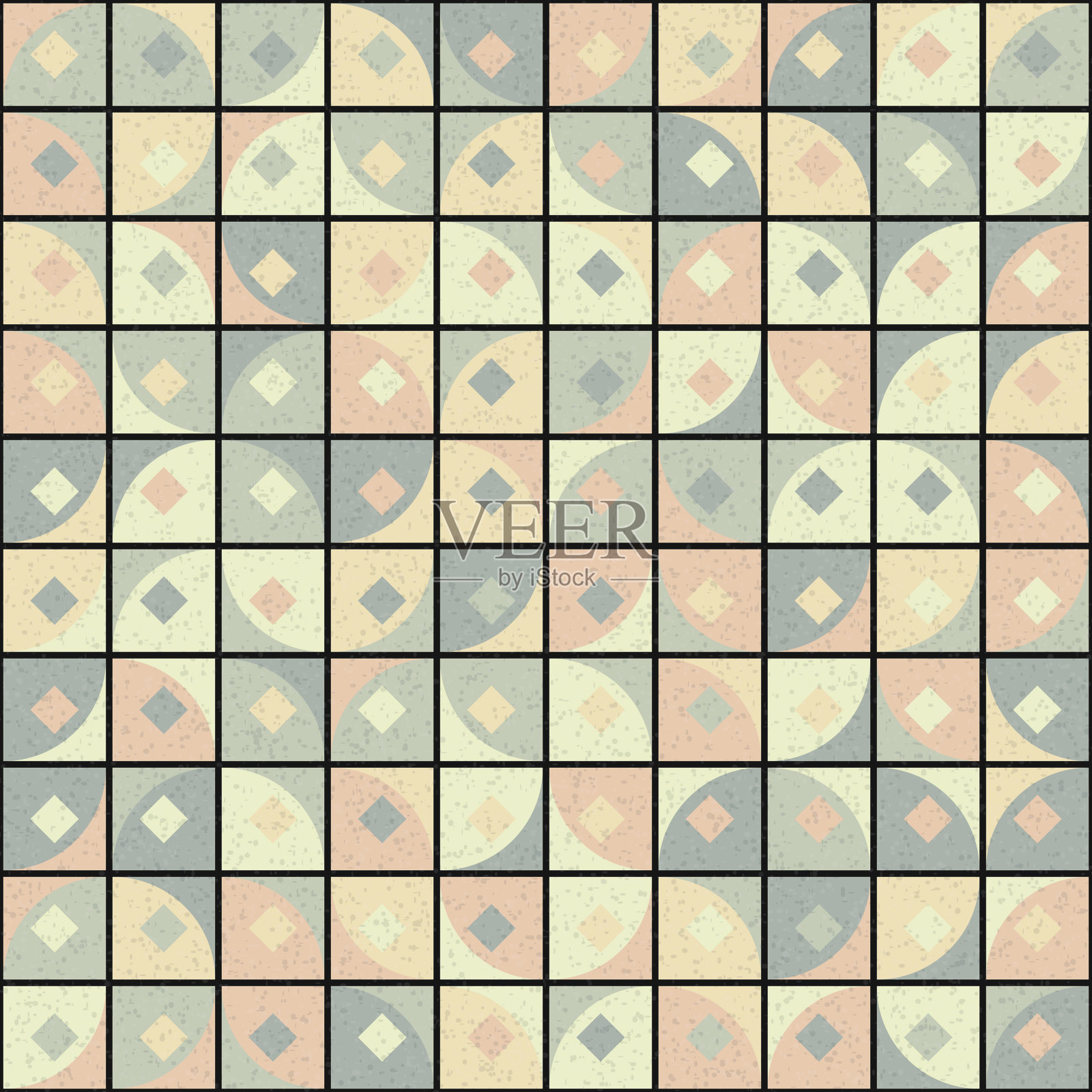 抽象几何图案生成计算艺术插图插画图片素材