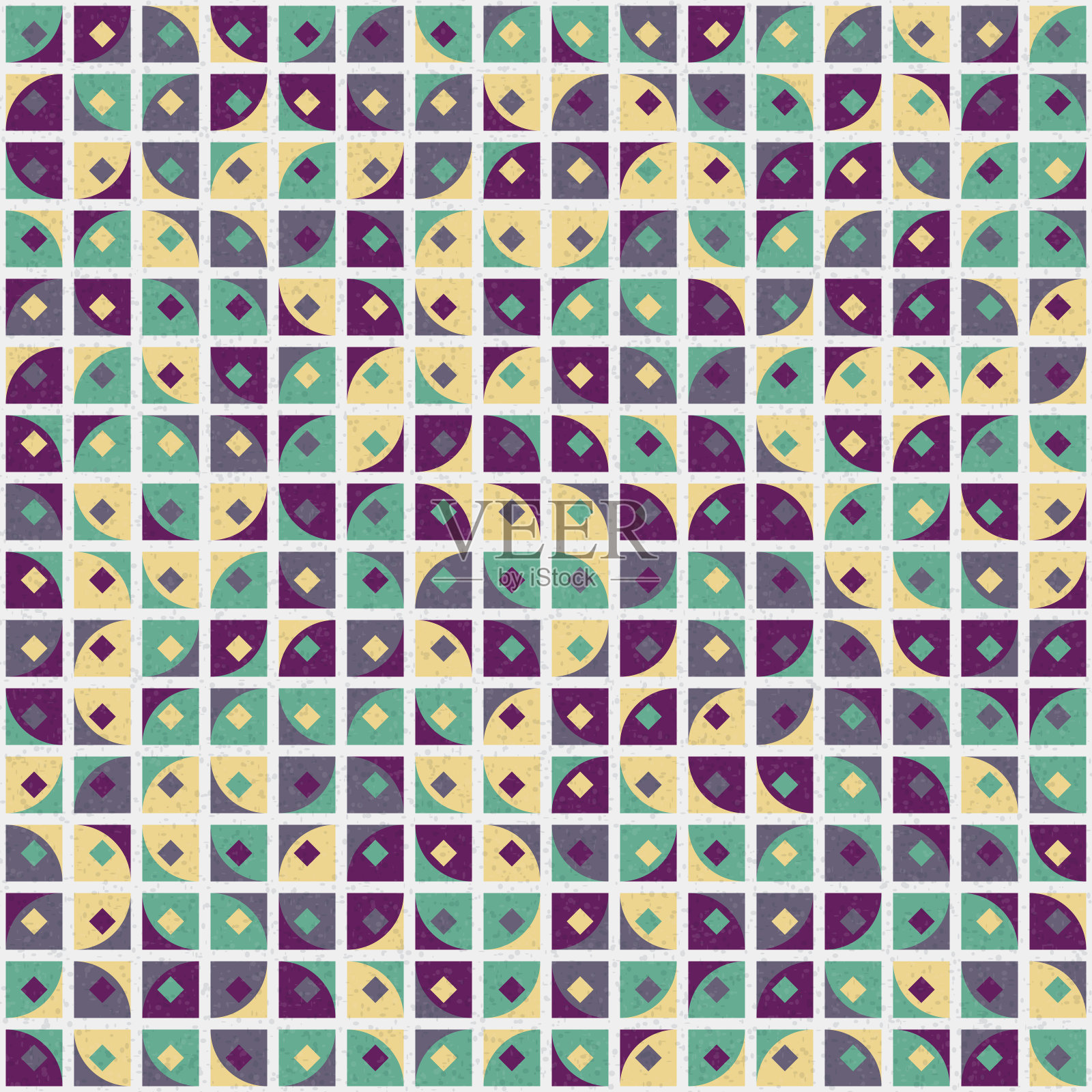 抽象几何图案生成计算艺术插图插画图片素材