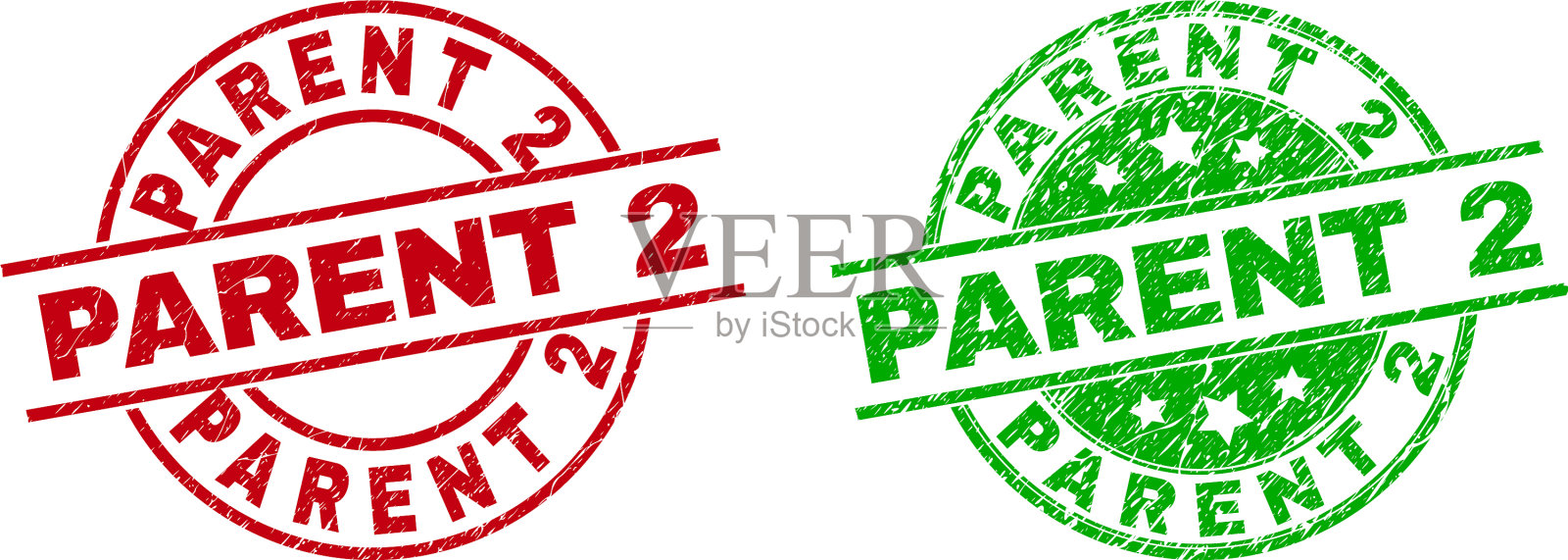 双亲2圆形密封腐蚀样式插画图片素材