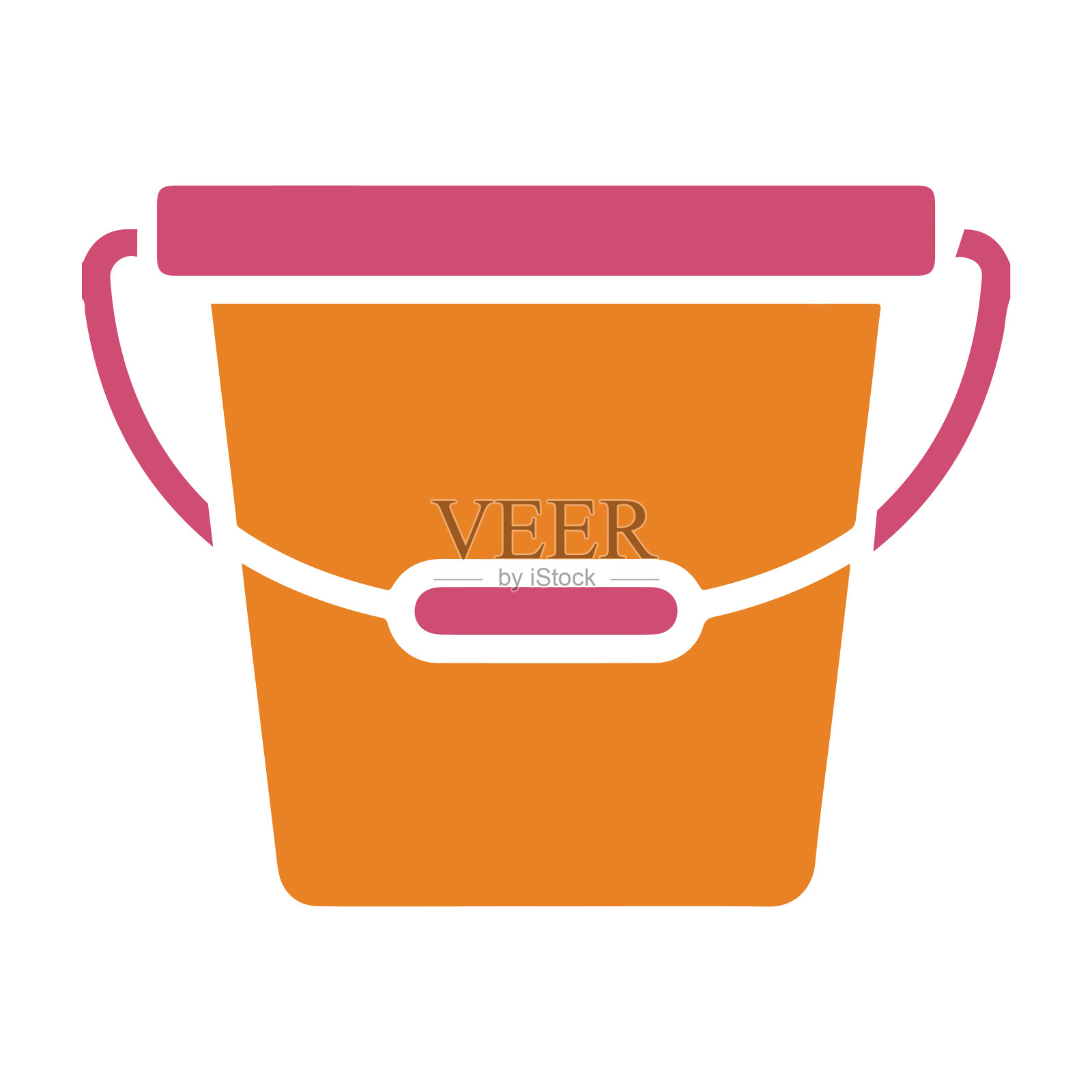 篮子，水桶，液体容器，水容器，水tumbler图标插画图片素材