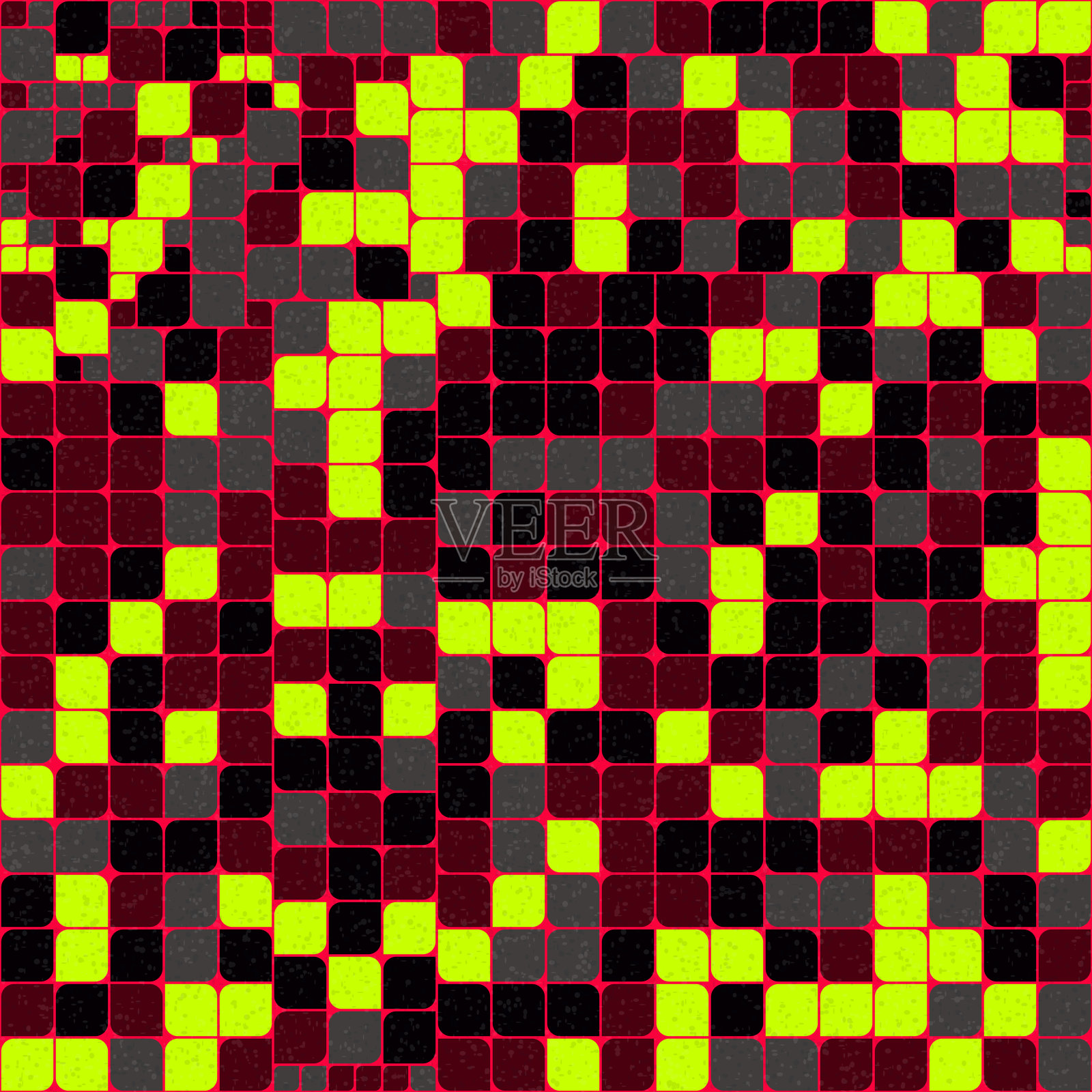 抽象几何图案生成计算艺术插图插画图片素材