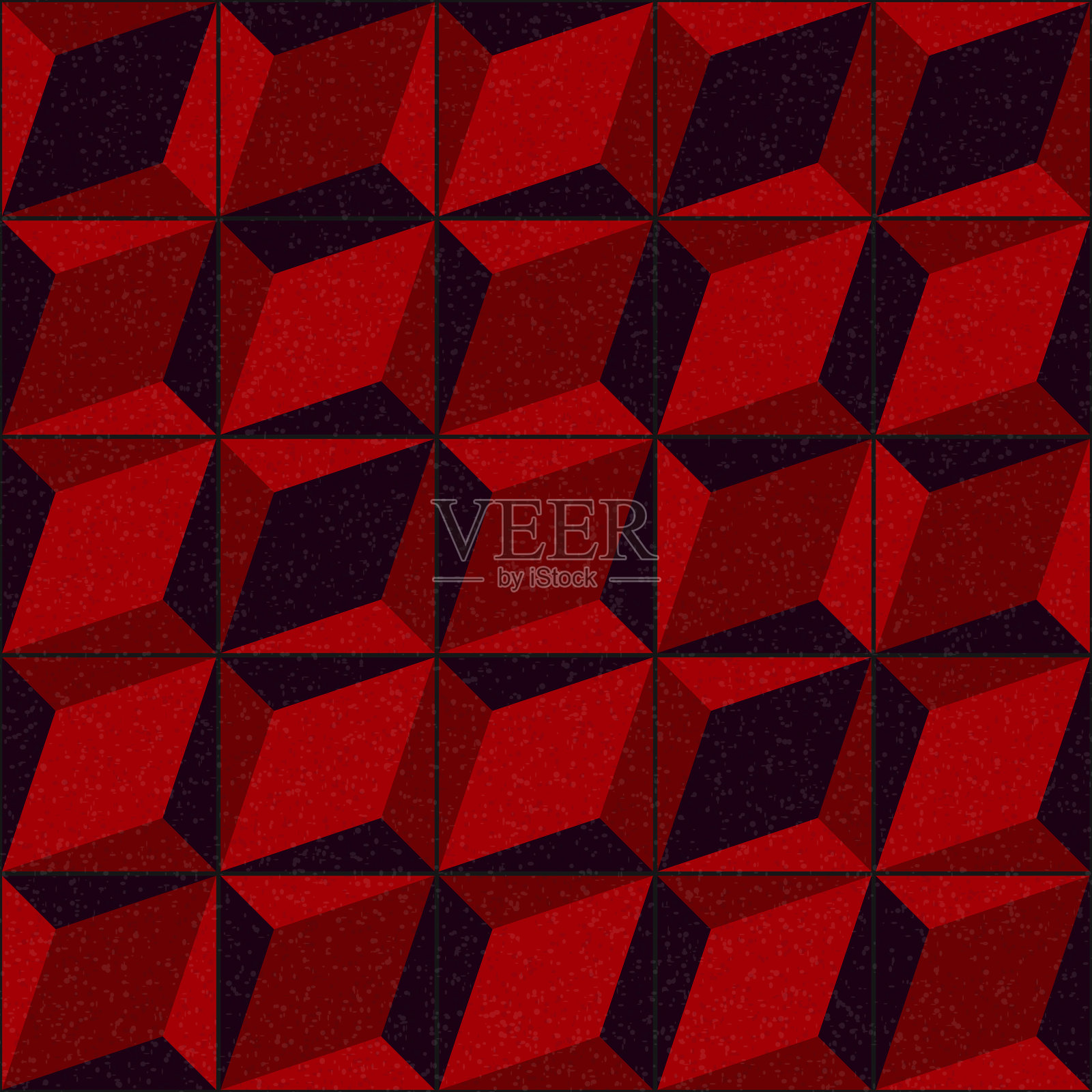 抽象几何图案生成计算艺术插图插画图片素材