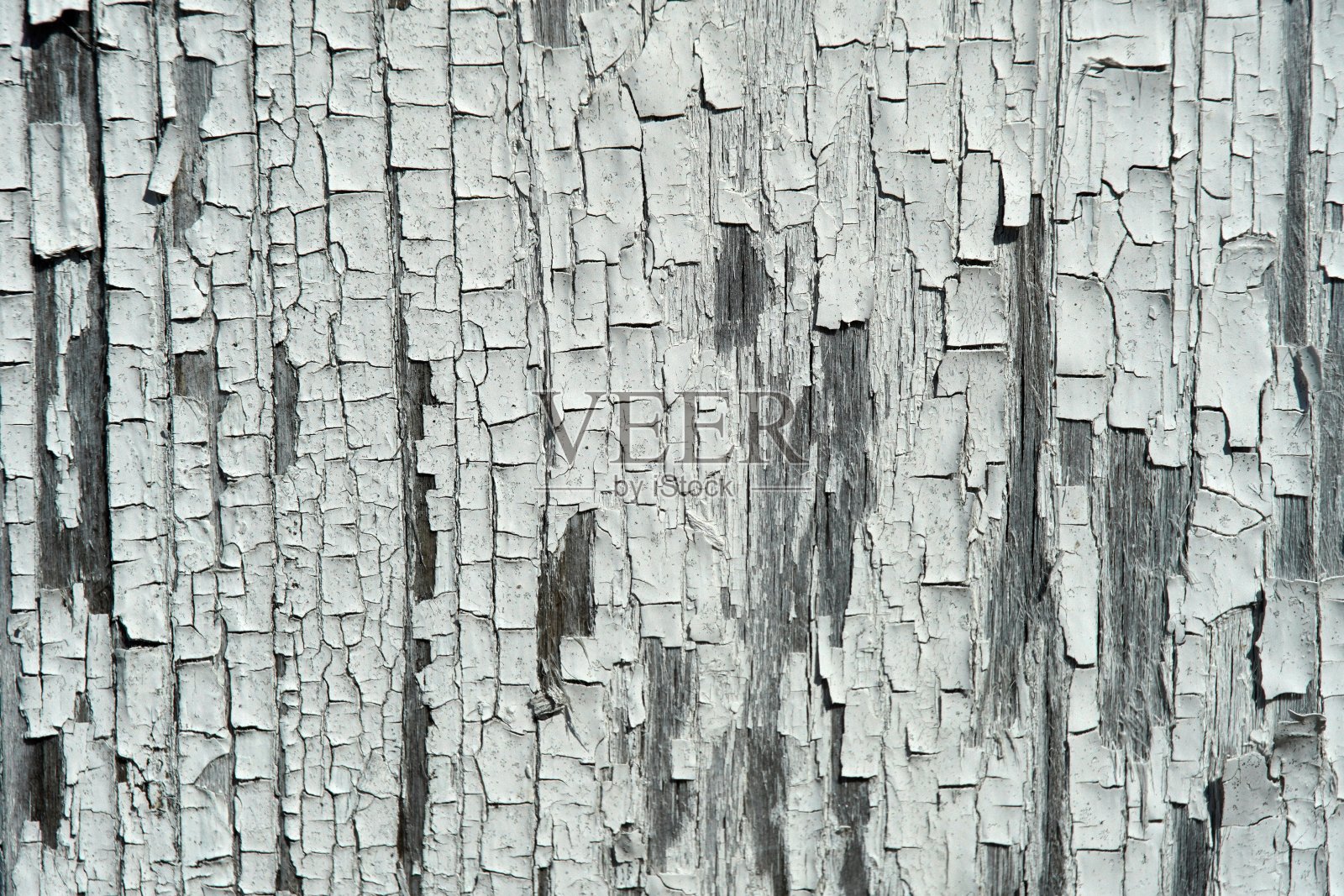 老树漆墙板蓝灰图案。破解,挠。近距离照片摄影图片