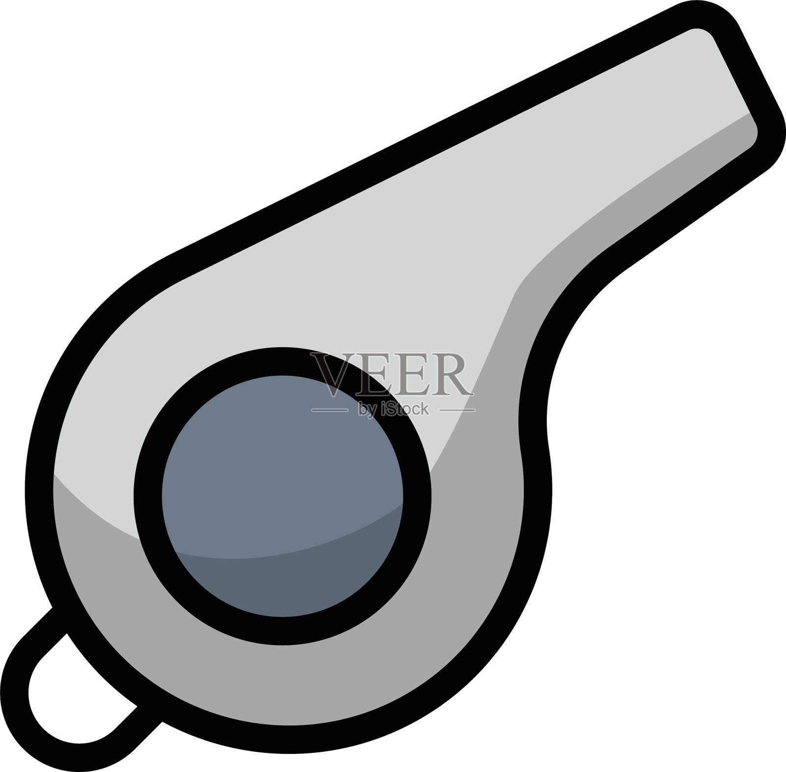 吹口哨的图标设计元素图片