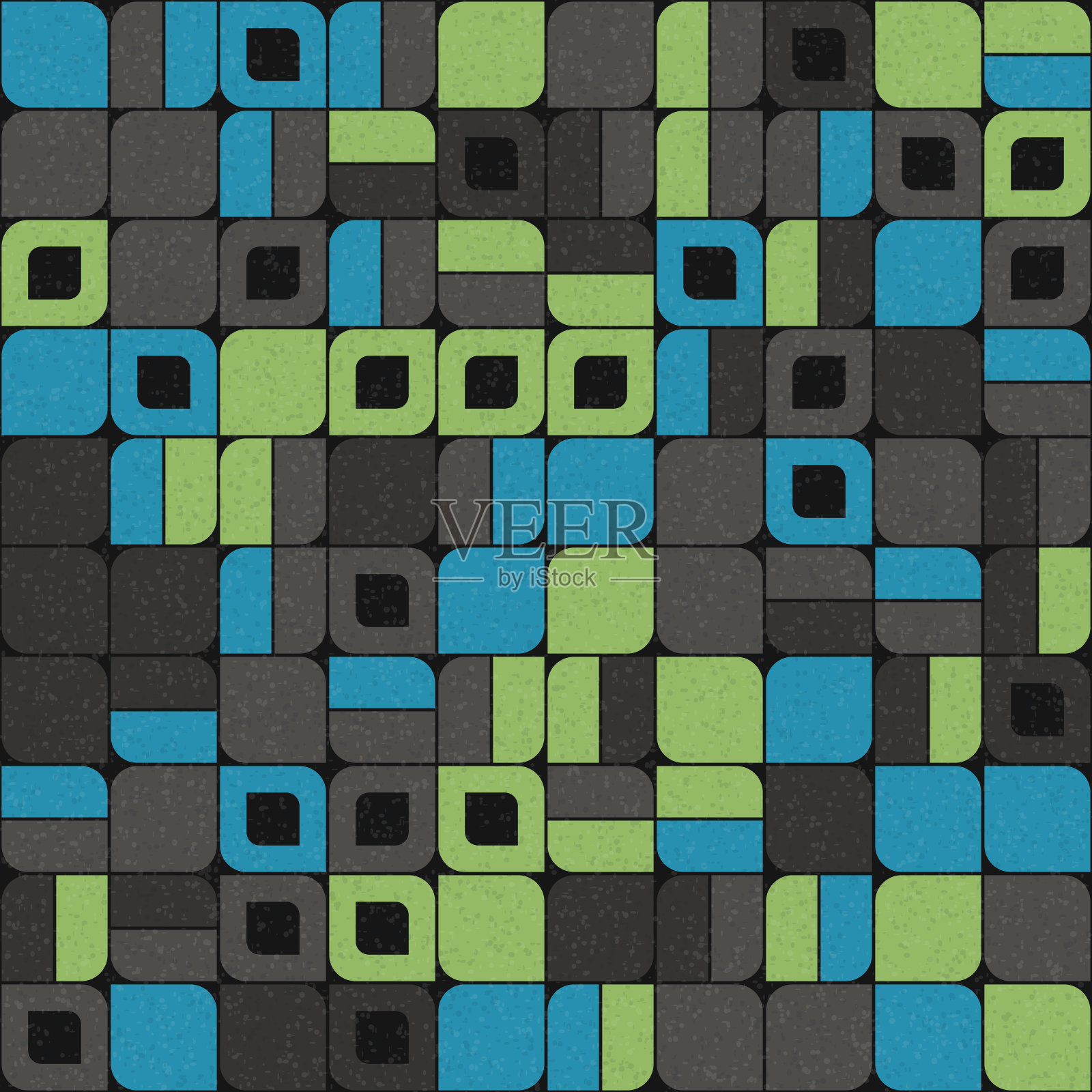 抽象几何图案生成计算艺术插图插画图片素材