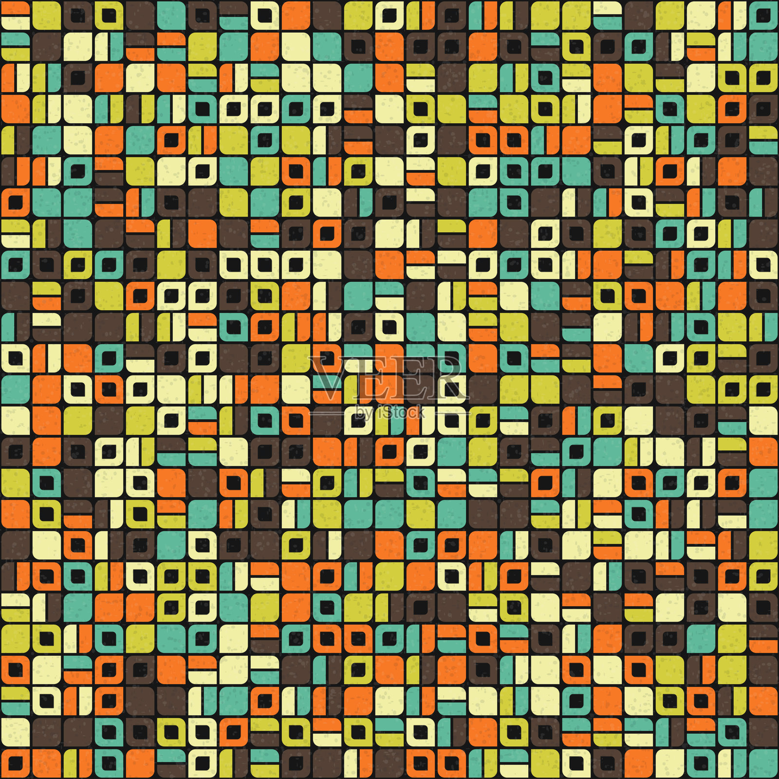 抽象几何图案生成计算艺术插图插画图片素材