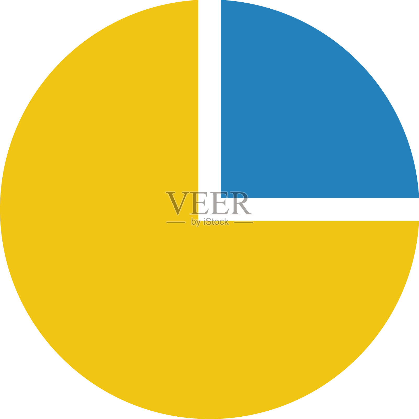 饼图图标图图标符号表示大数据设计模板素材