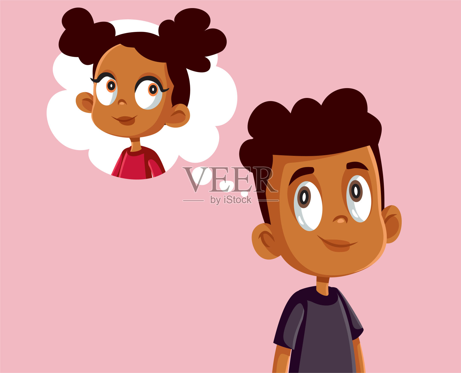 小男孩在年轻的时候爱上了一个人设计元素图片