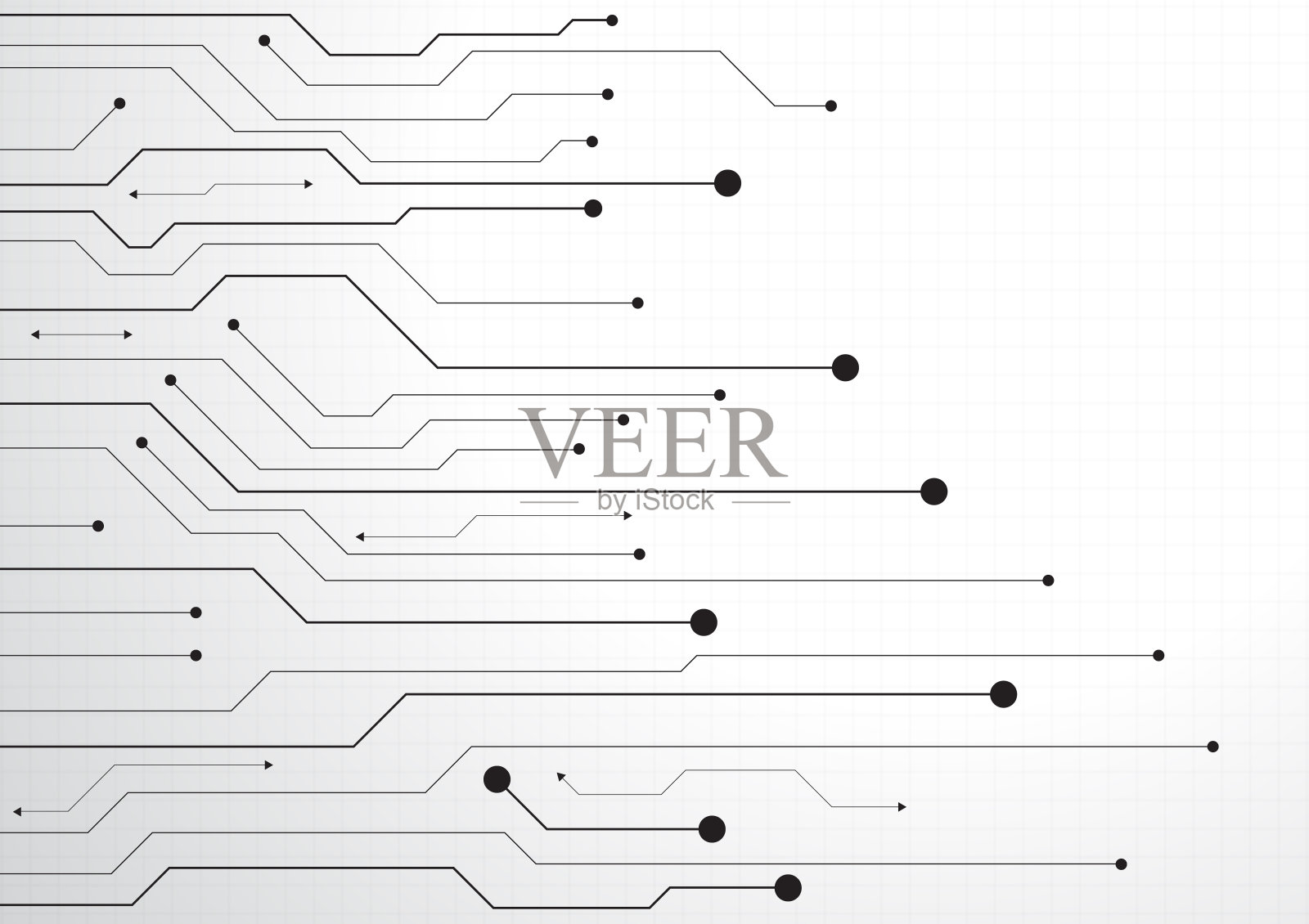 具有高科技数字电路技术背景插画图片素材