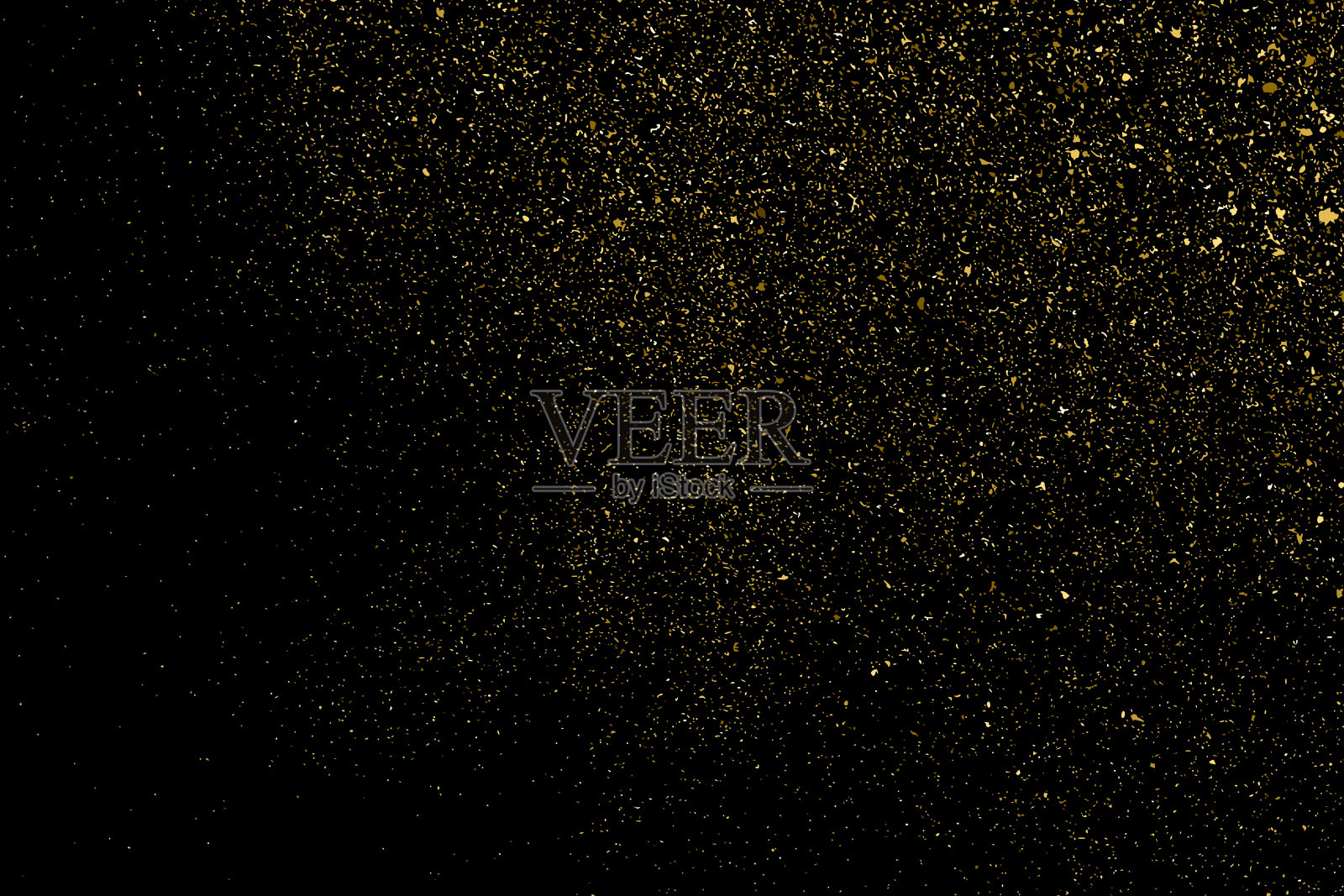 金色的星尘向量插画图片素材