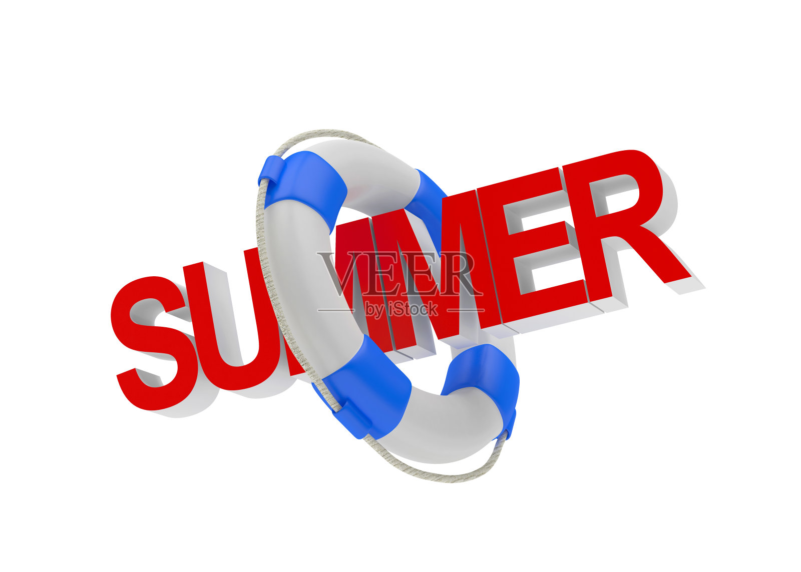 带短信的救生圈夏天照片摄影图片