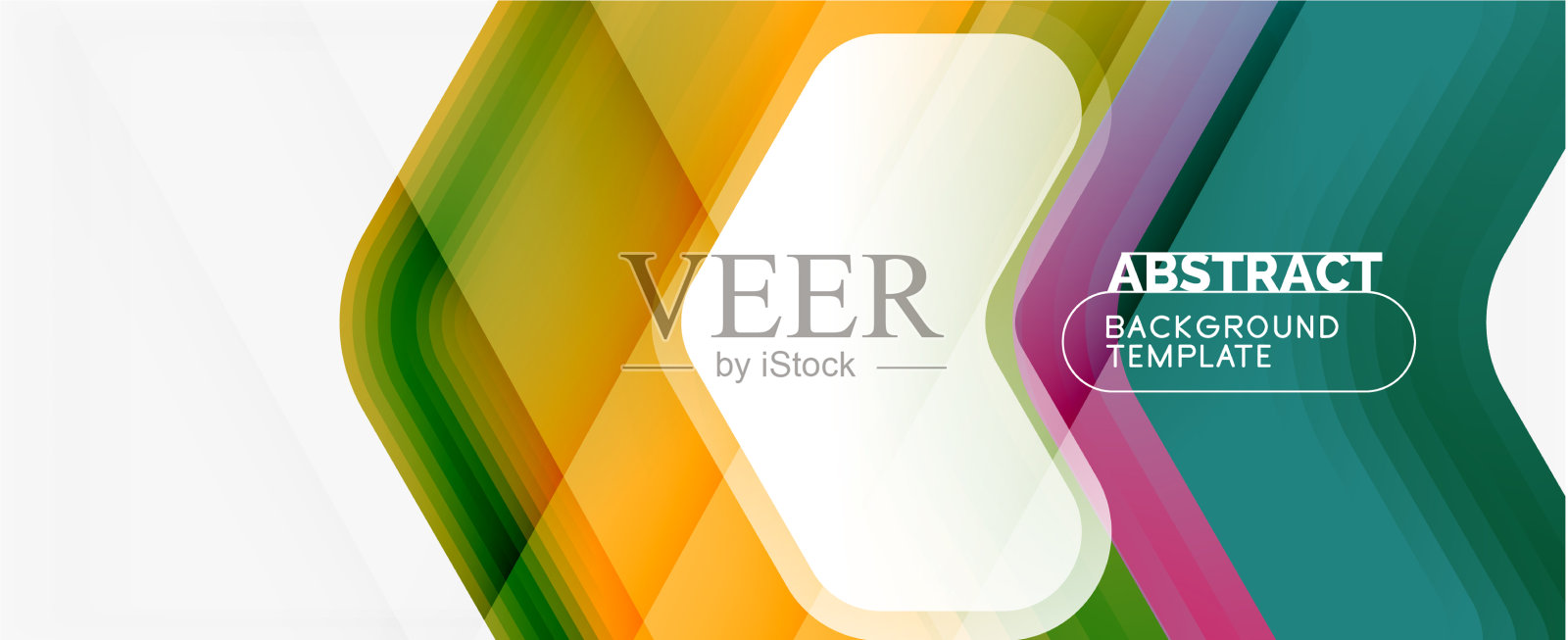 三维箭头几何构成抽象插画图片素材