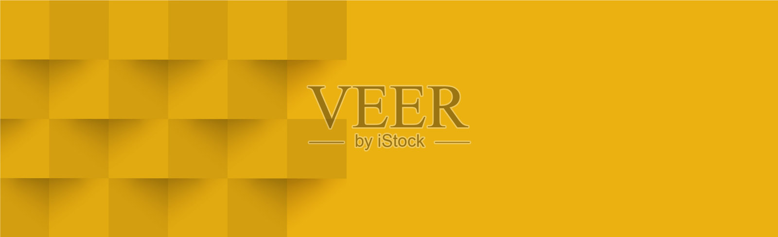 抽象的橙色背景web模板方块插画图片素材