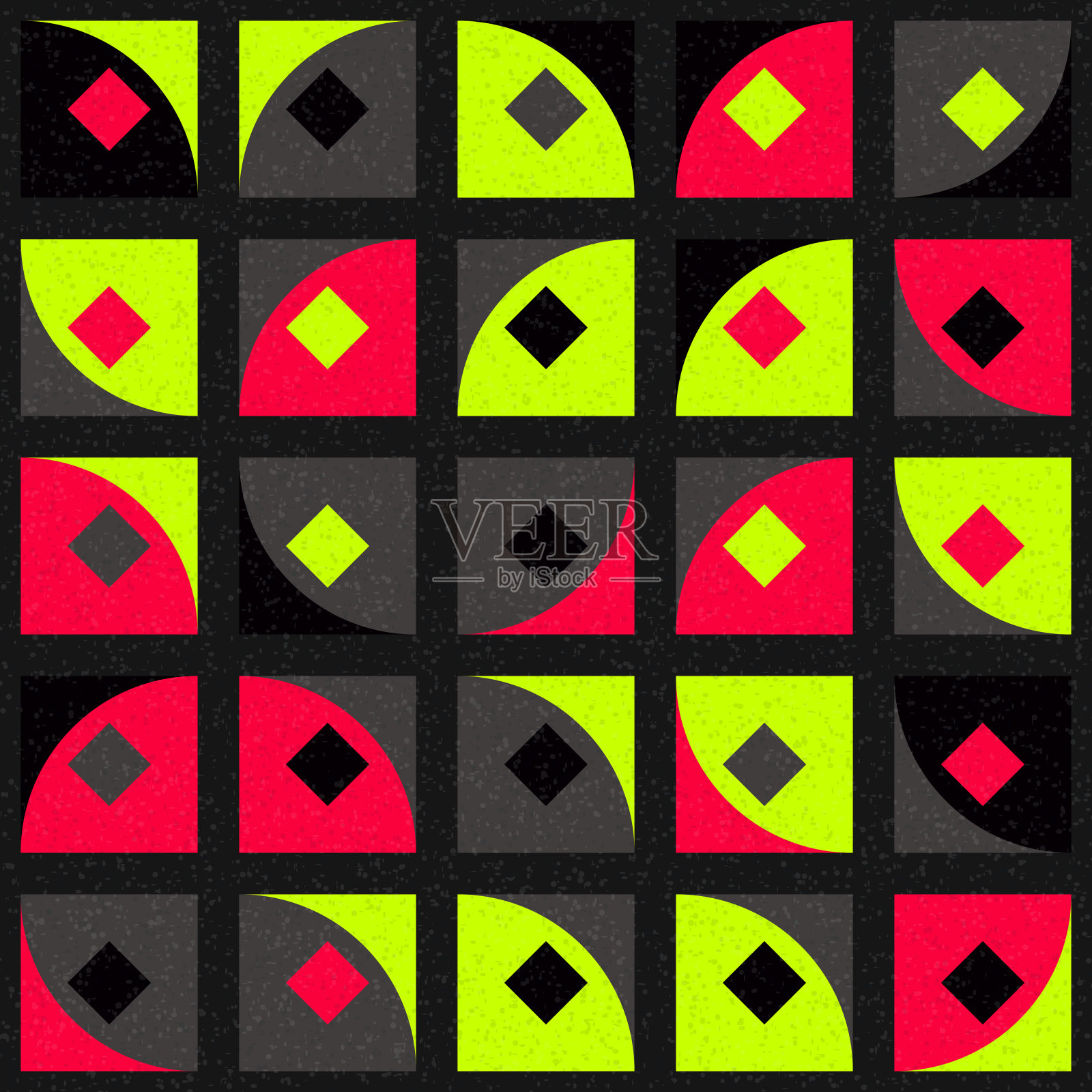 抽象几何图形生成计算艺术插图插画图片素材