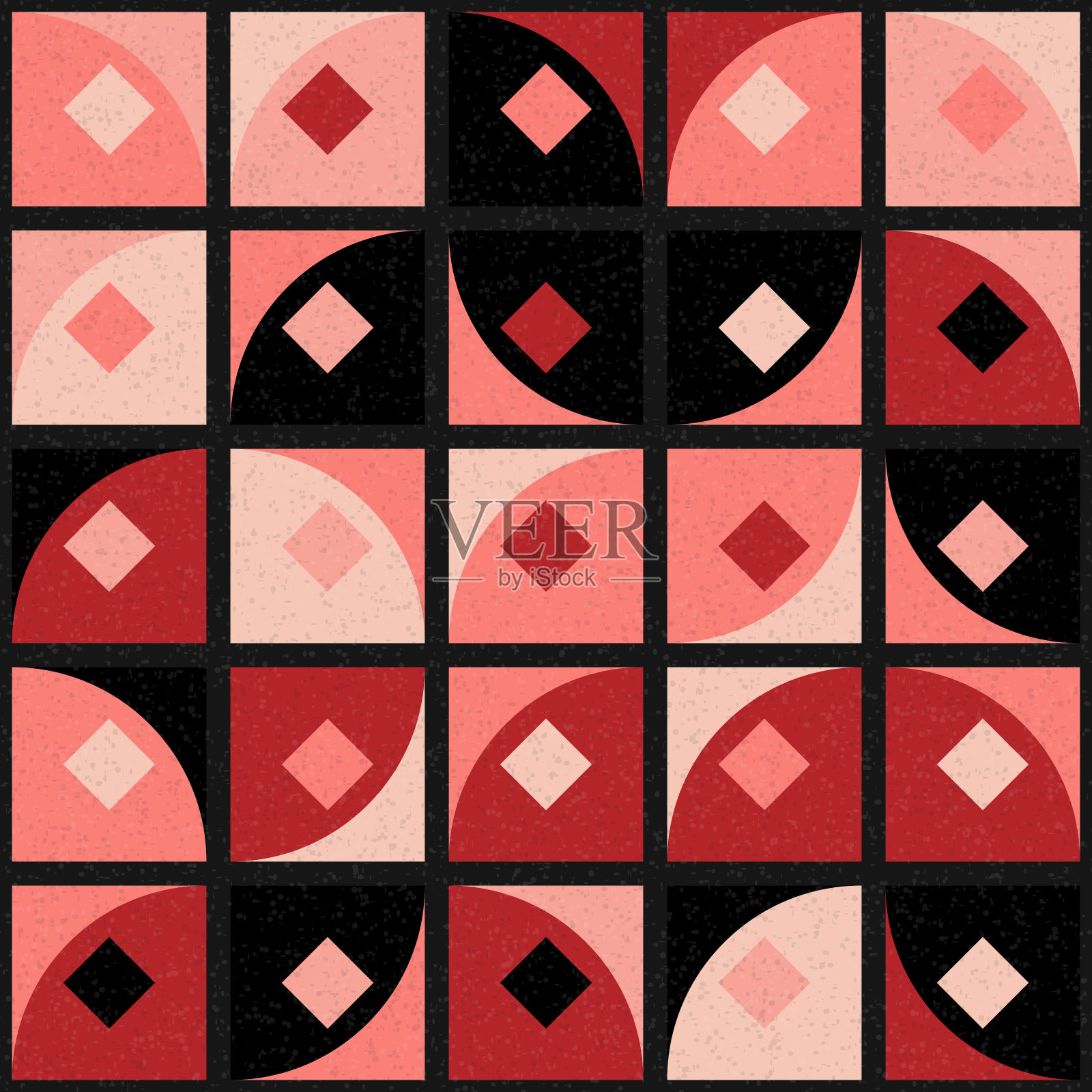 抽象几何图案生成计算艺术插图插画图片素材