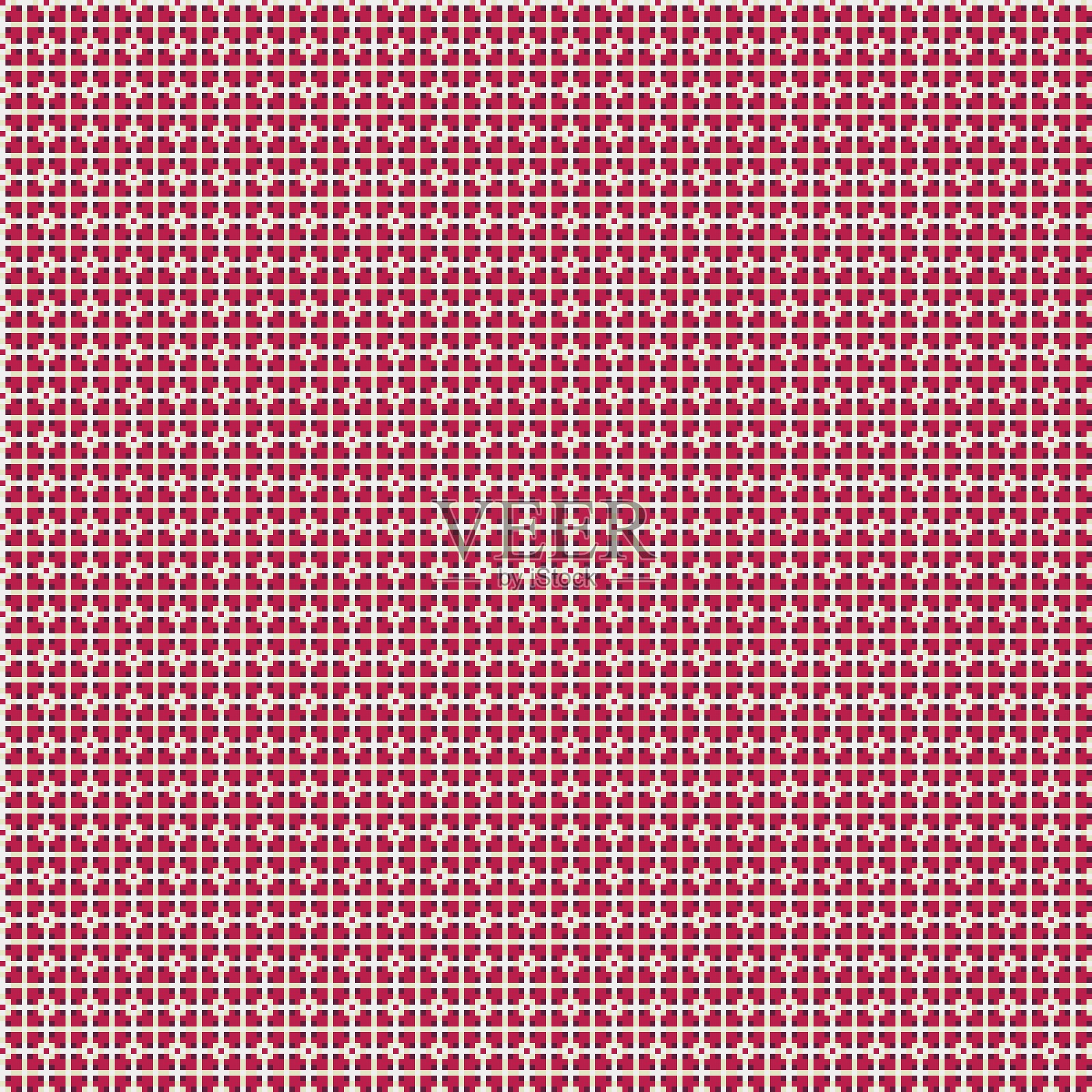 点阵生成式计算艺术插画插画图片素材