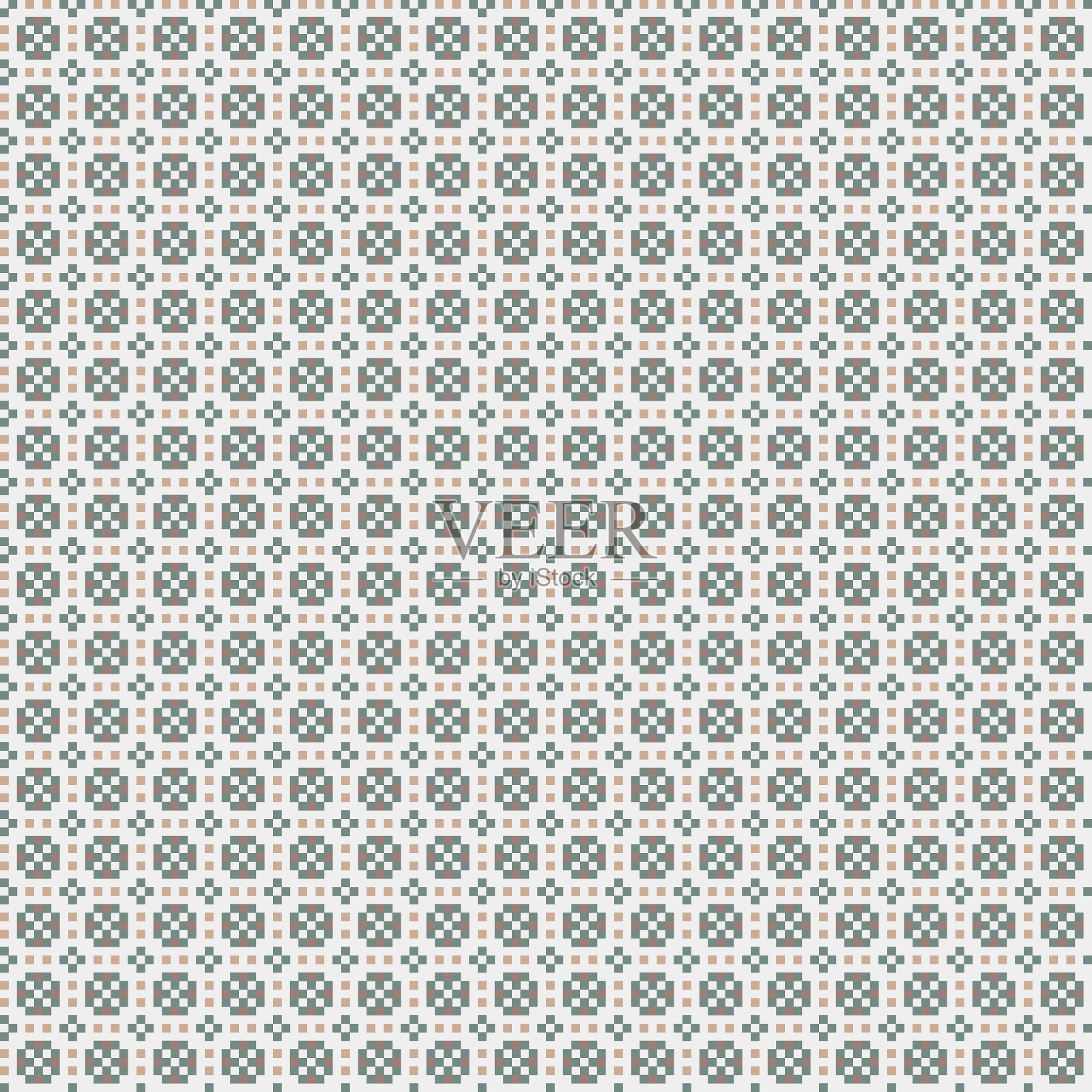 点阵生成式计算艺术插画插画图片素材