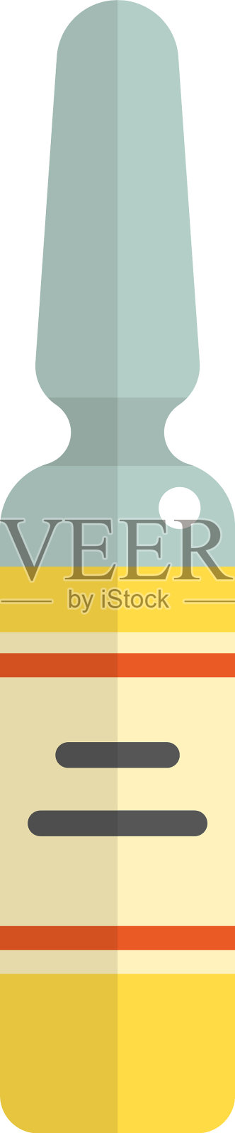 医用玻璃安瓿隔离白色设计元素图片