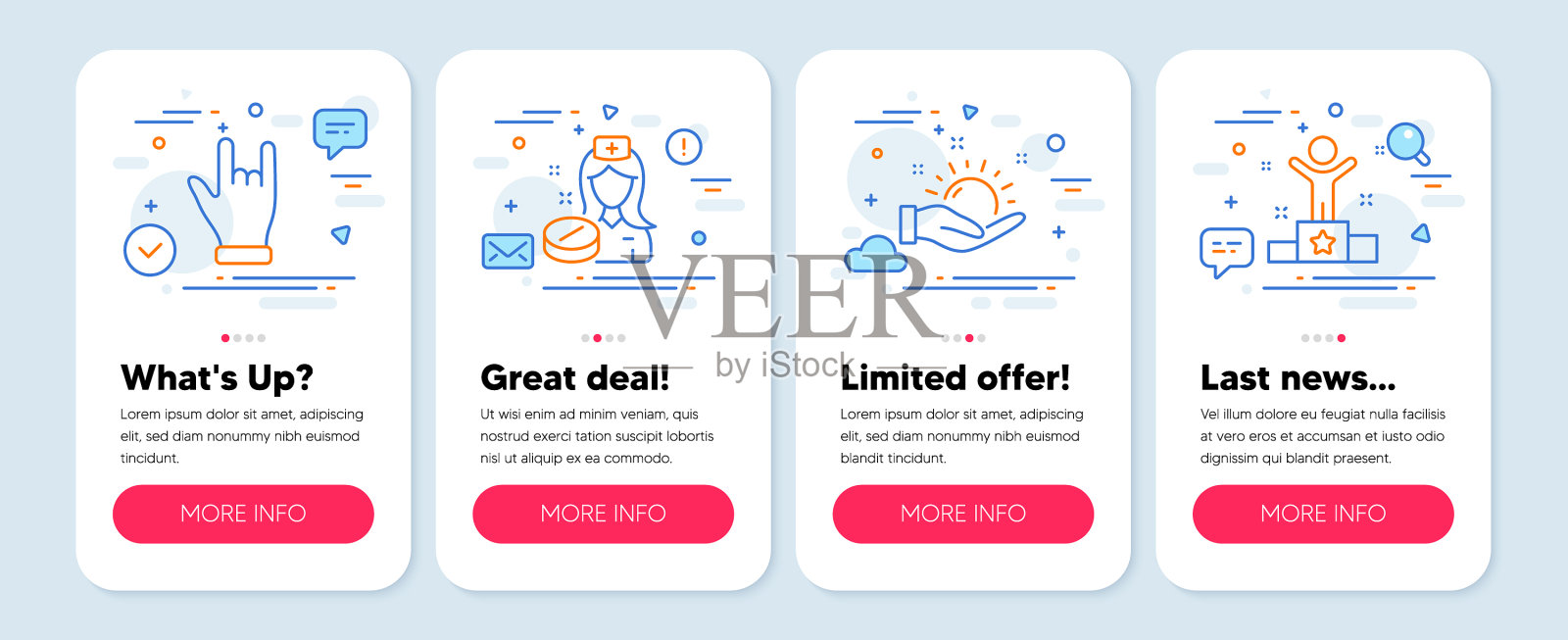 设置人像角、手、护士等图标图标素材