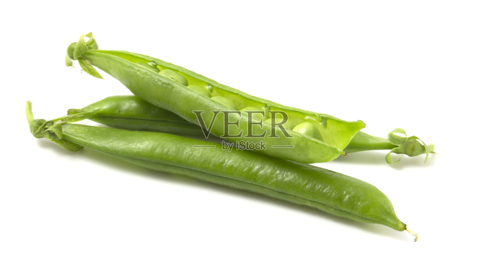 白豌豆上的青豆照片摄影图片