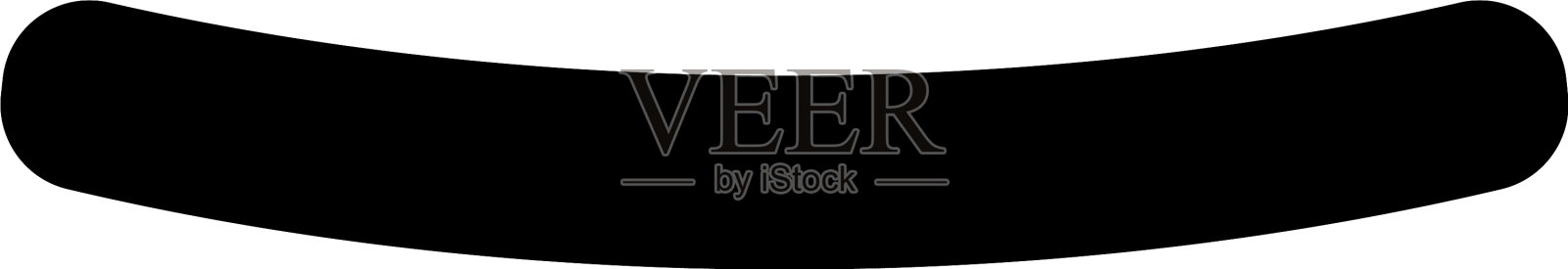 旗帜牌匾或标签标签形状长椭圆形插画图片素材