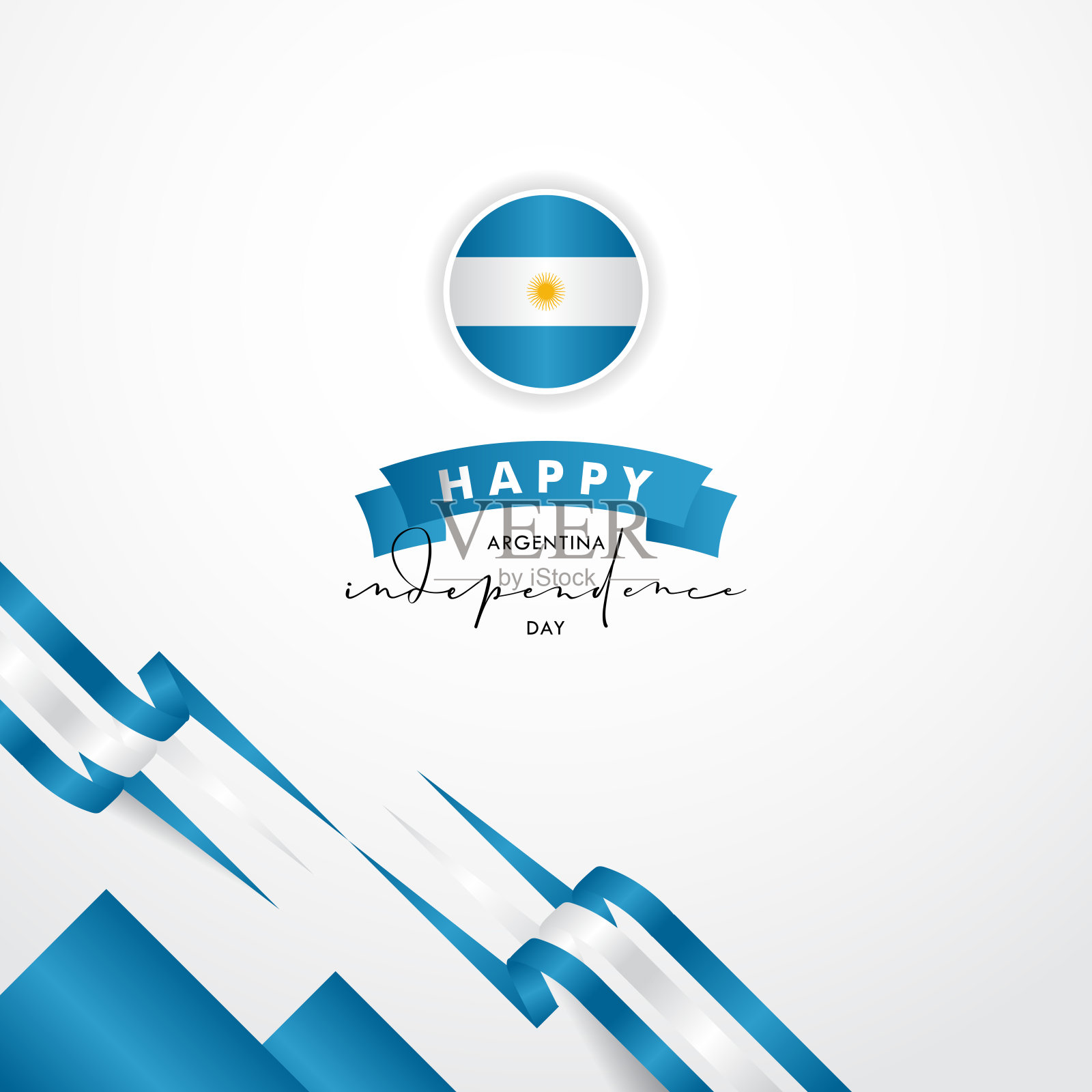 阿根廷独立日背景设计设计模板素材