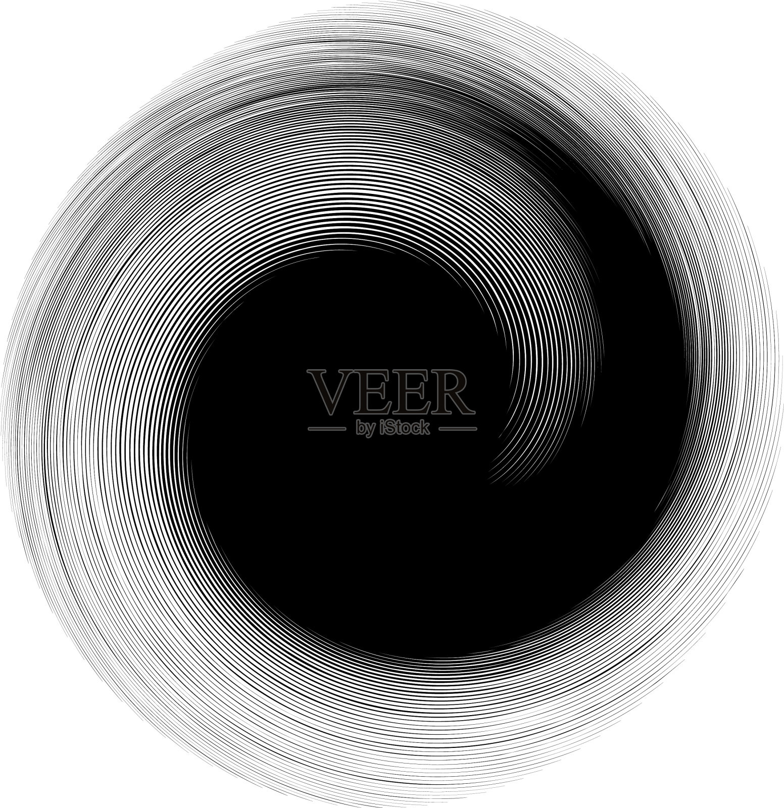 旋旋螺旋形元素图案用插画图片素材