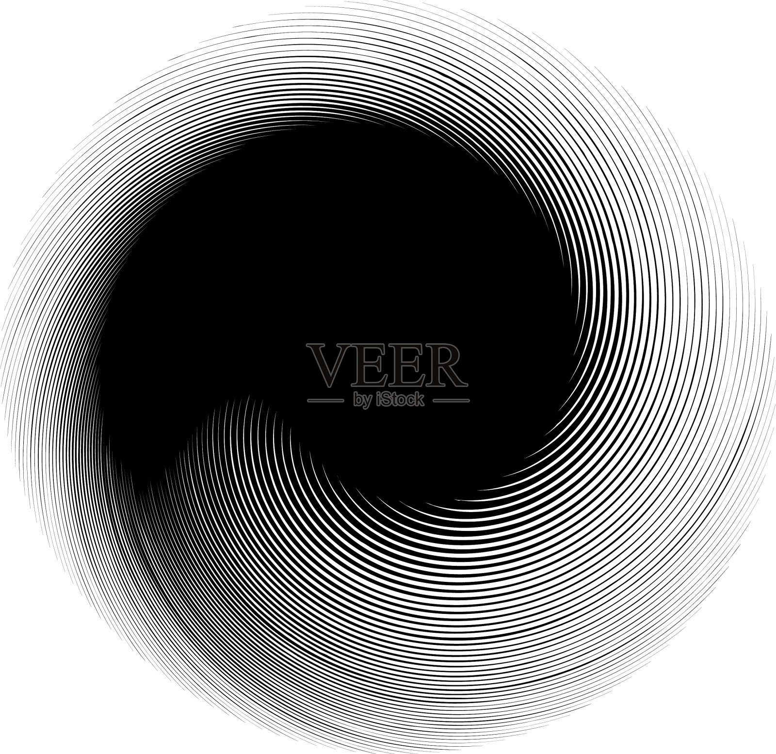 旋旋螺旋形元素图案用插画图片素材