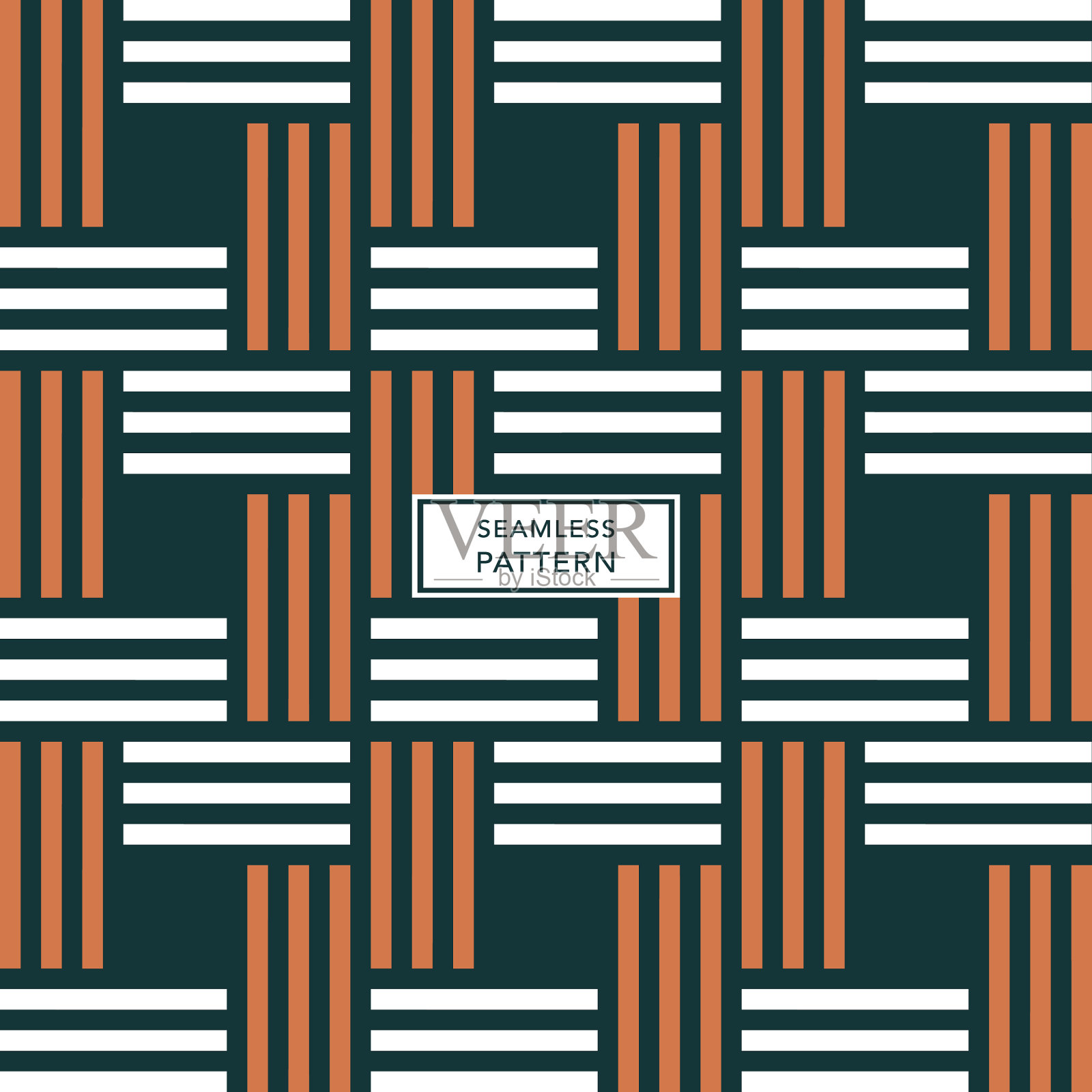 封面模板设计与多色几何插画图片素材