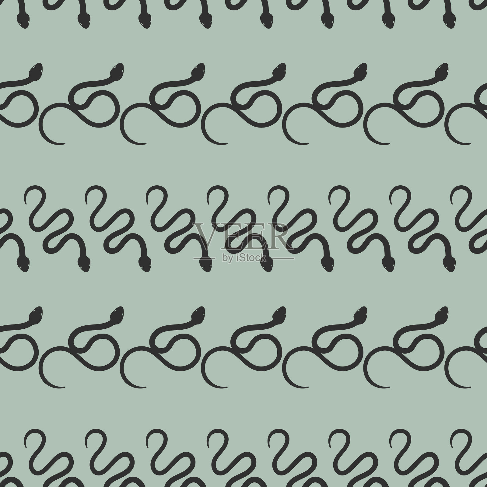 偷偷无缝重复图案设计插画图片素材