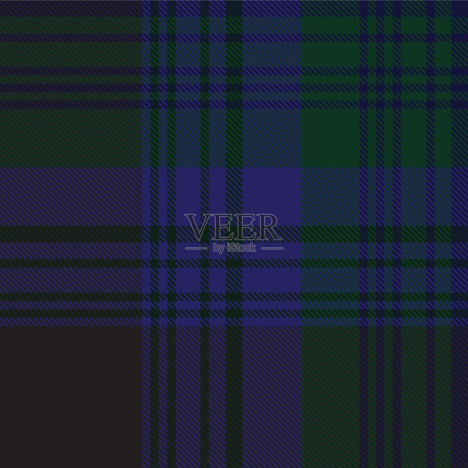 圣诞暗纹格子纹理无缝图案插画图片素材