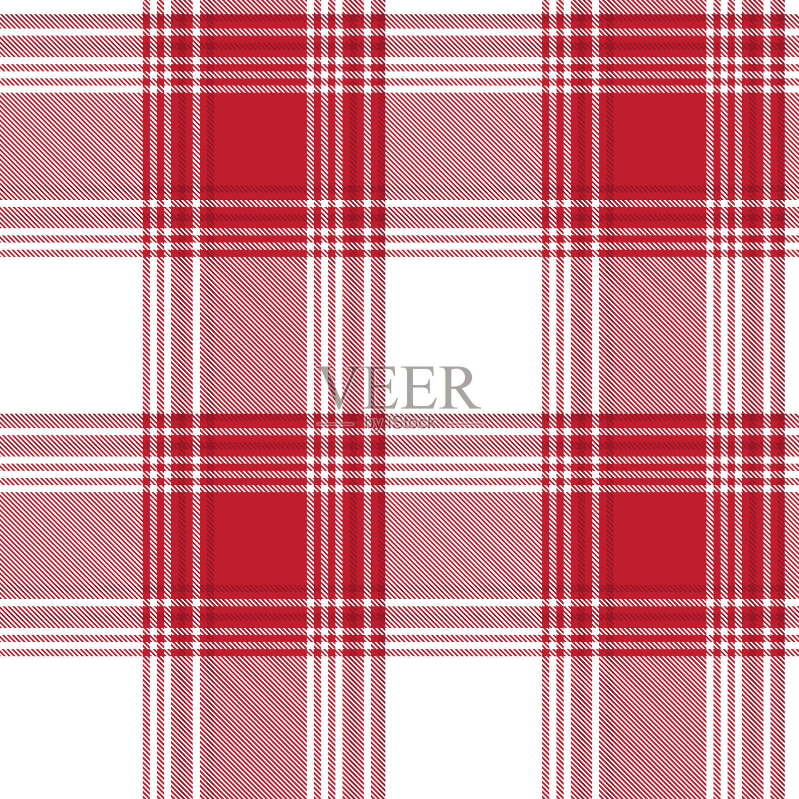 圣诞暗纹格子纹理无缝图案插画图片素材