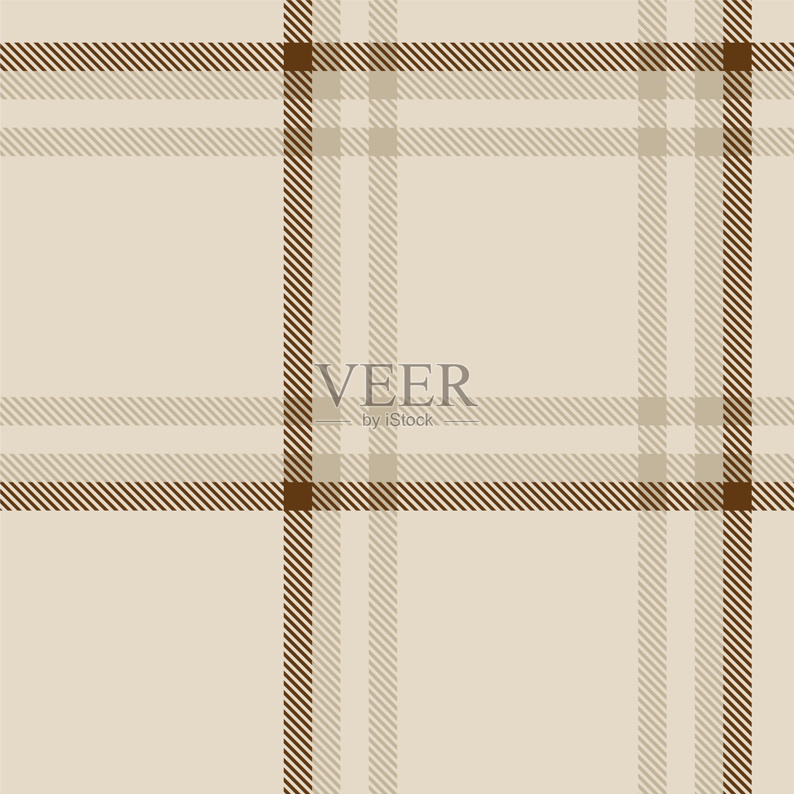 棕色渐变格子纹理无缝图案插画图片素材