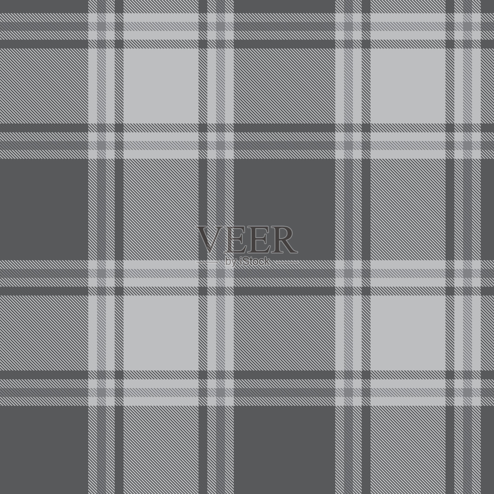 黑色和白色渐变格子纹理无缝插画图片素材