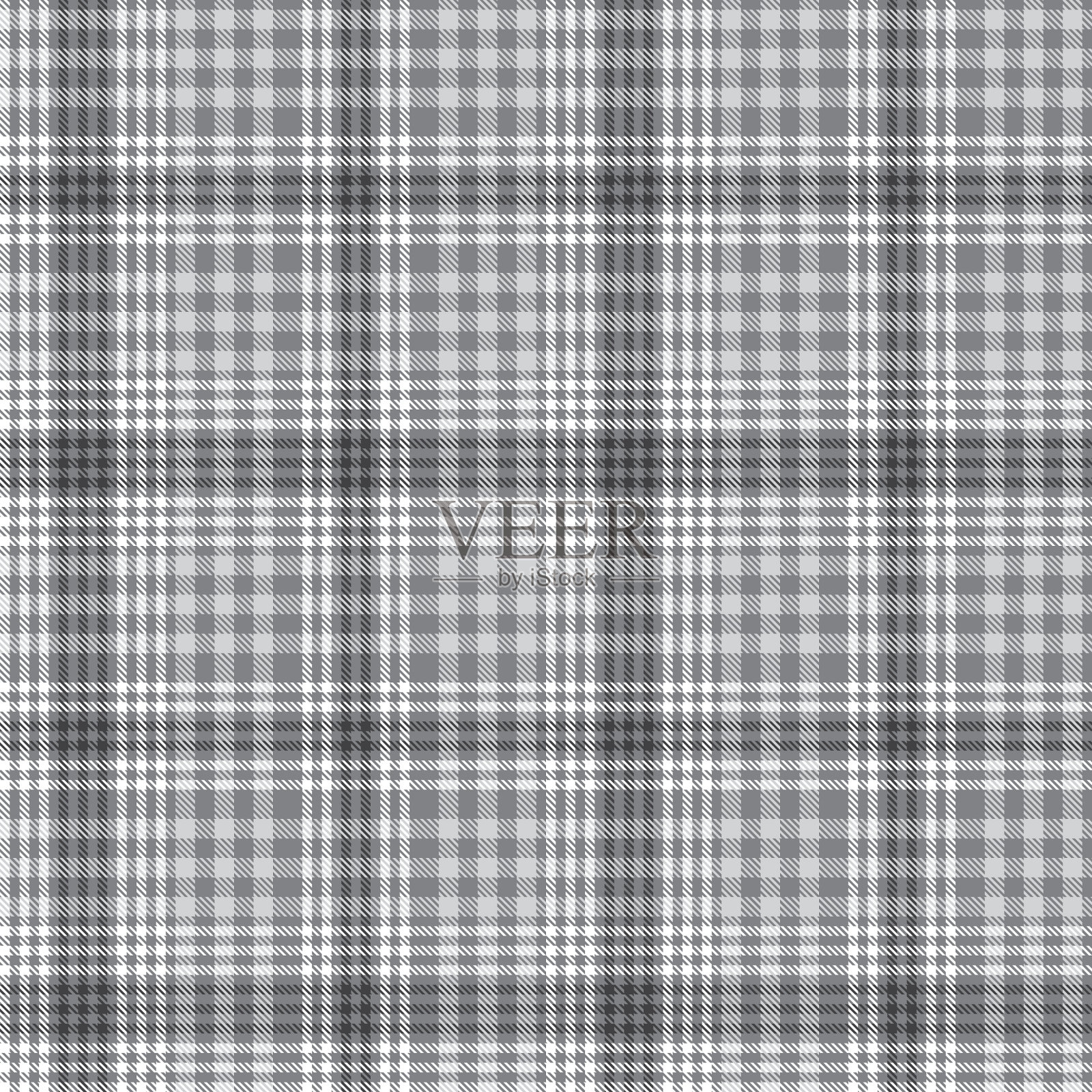 黑色和白色渐变格子纹理无缝插画图片素材